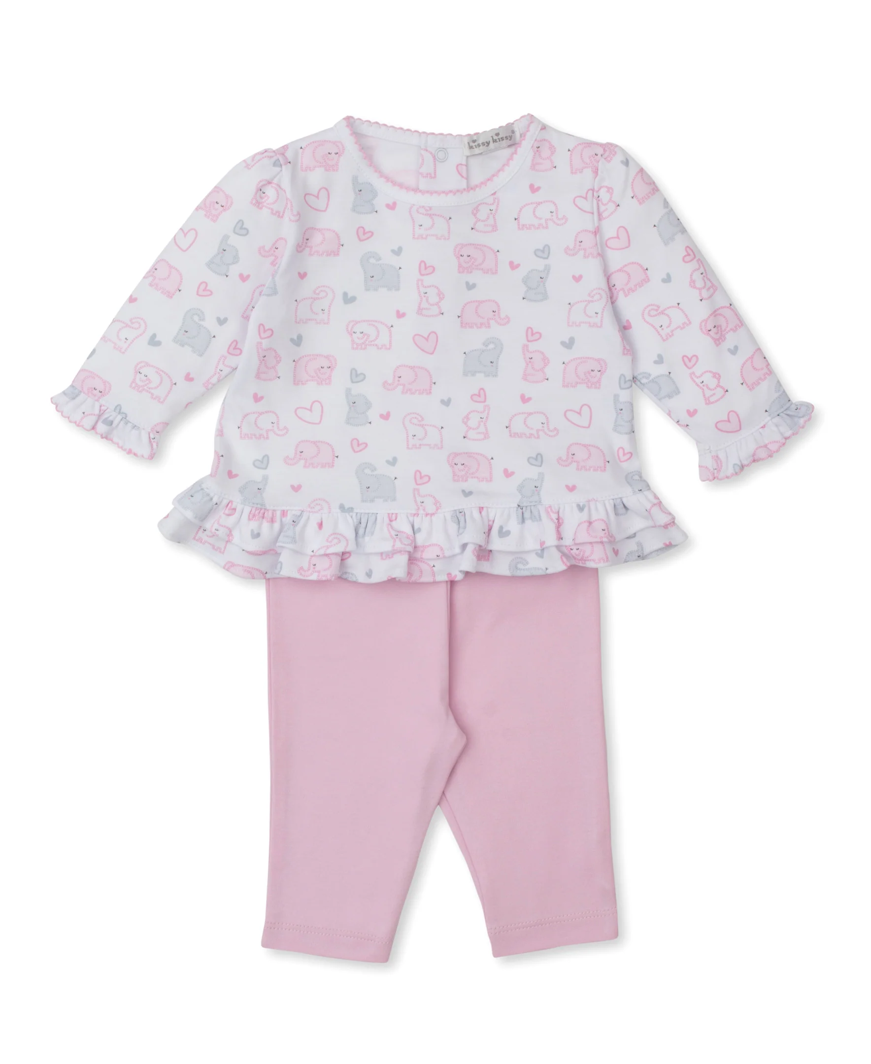 Baby Elephant Hearts Legging Set