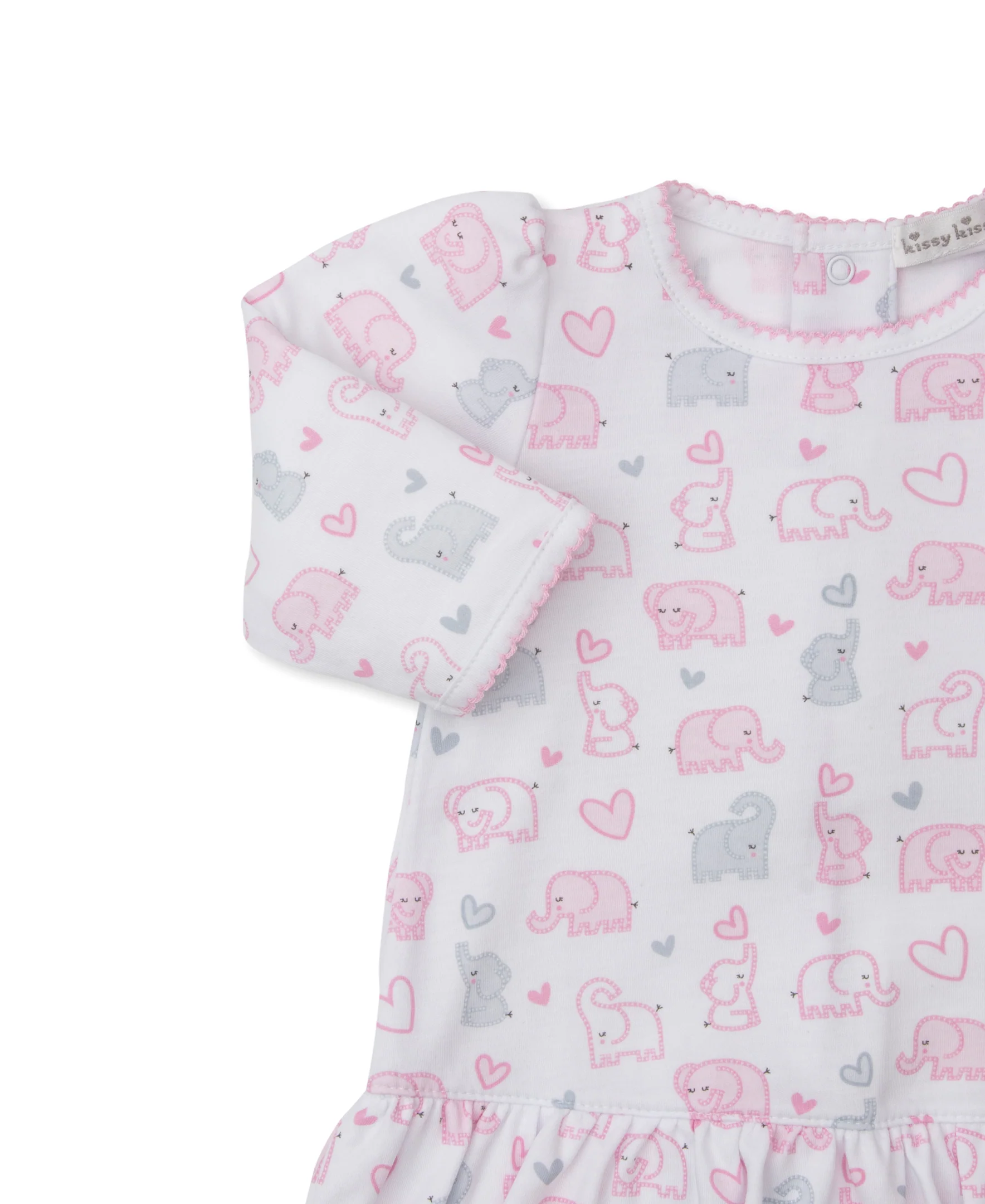 Baby Elephant Hearts Playsuit - Image 2