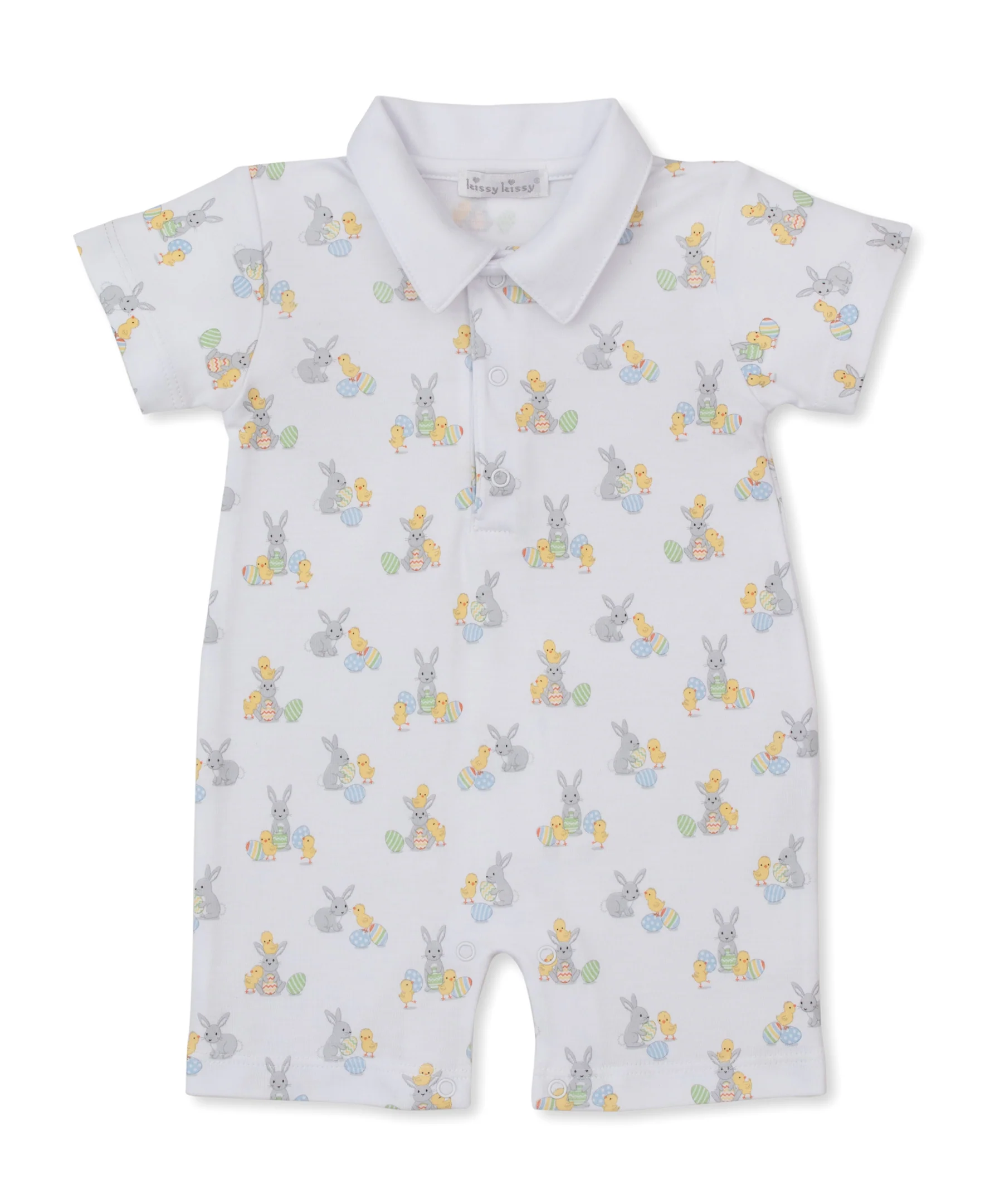 Baby's First Easter Short Playsuit w/ Collar