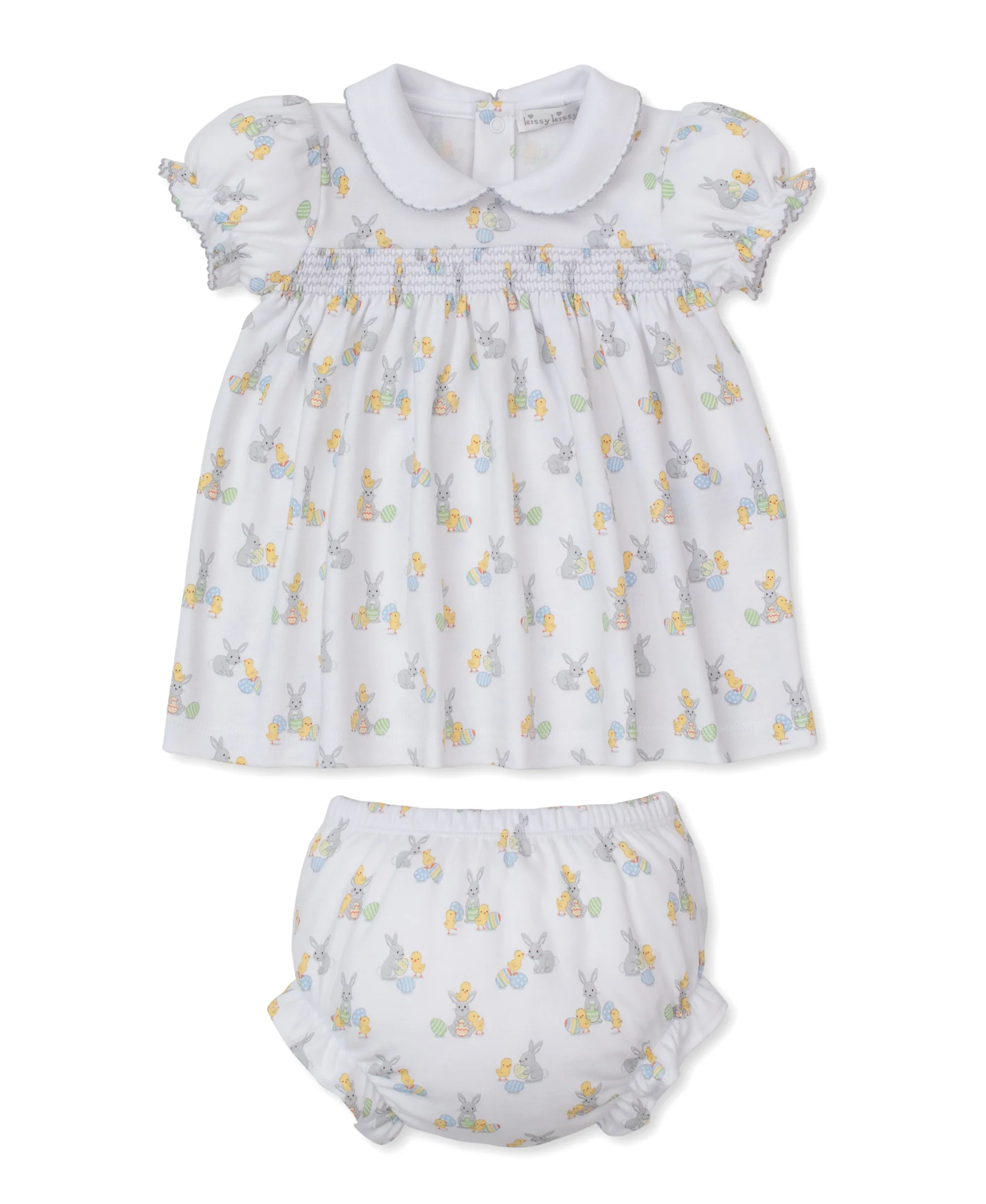 Baby's First Easter Smocked Dress Set