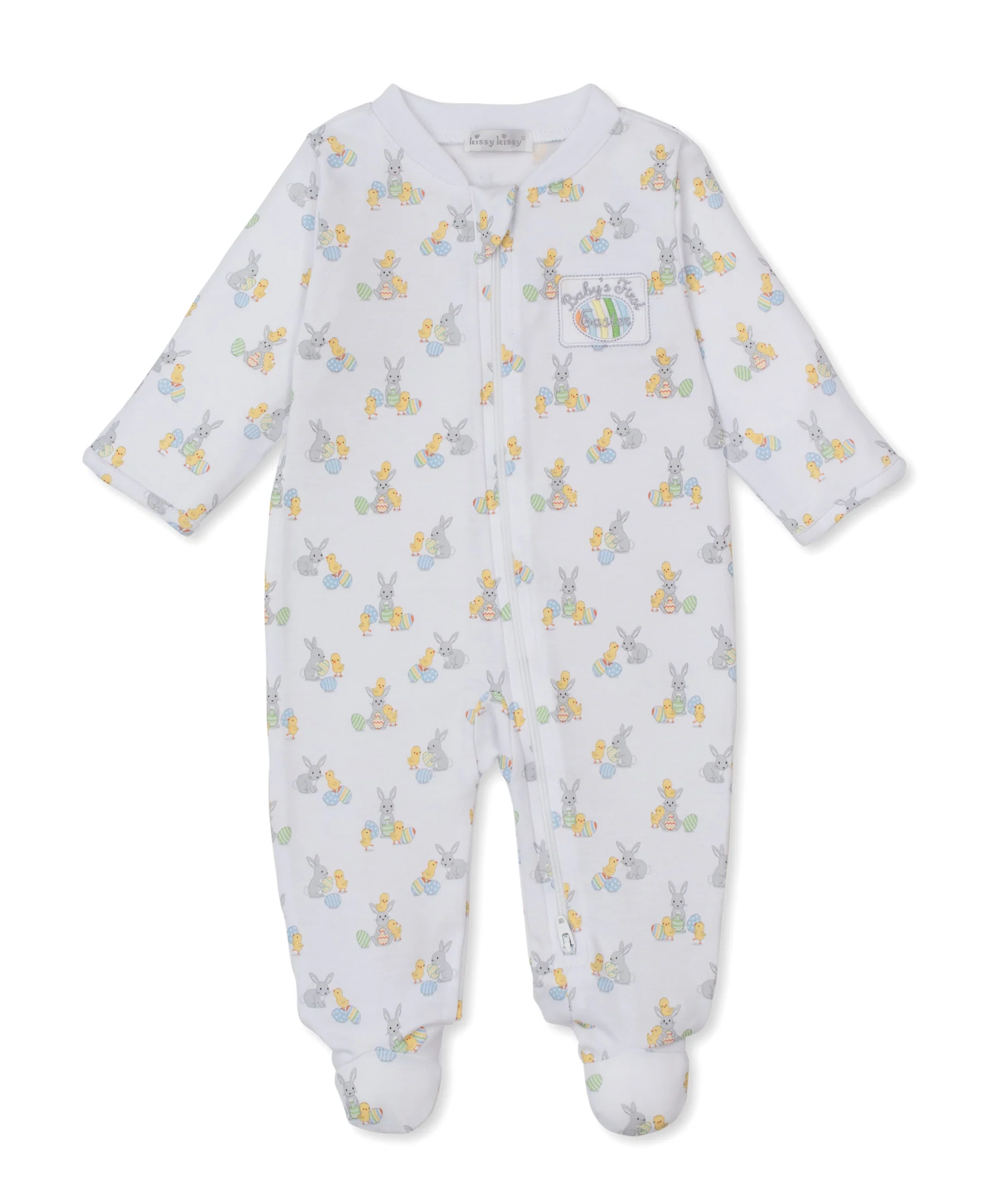 Baby's First Easter Zip Footie - Image 2