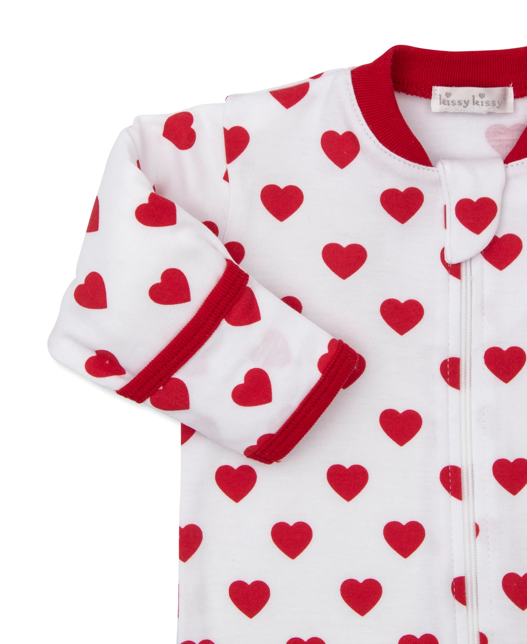 Be My Valentine Zip Footie - Image 3