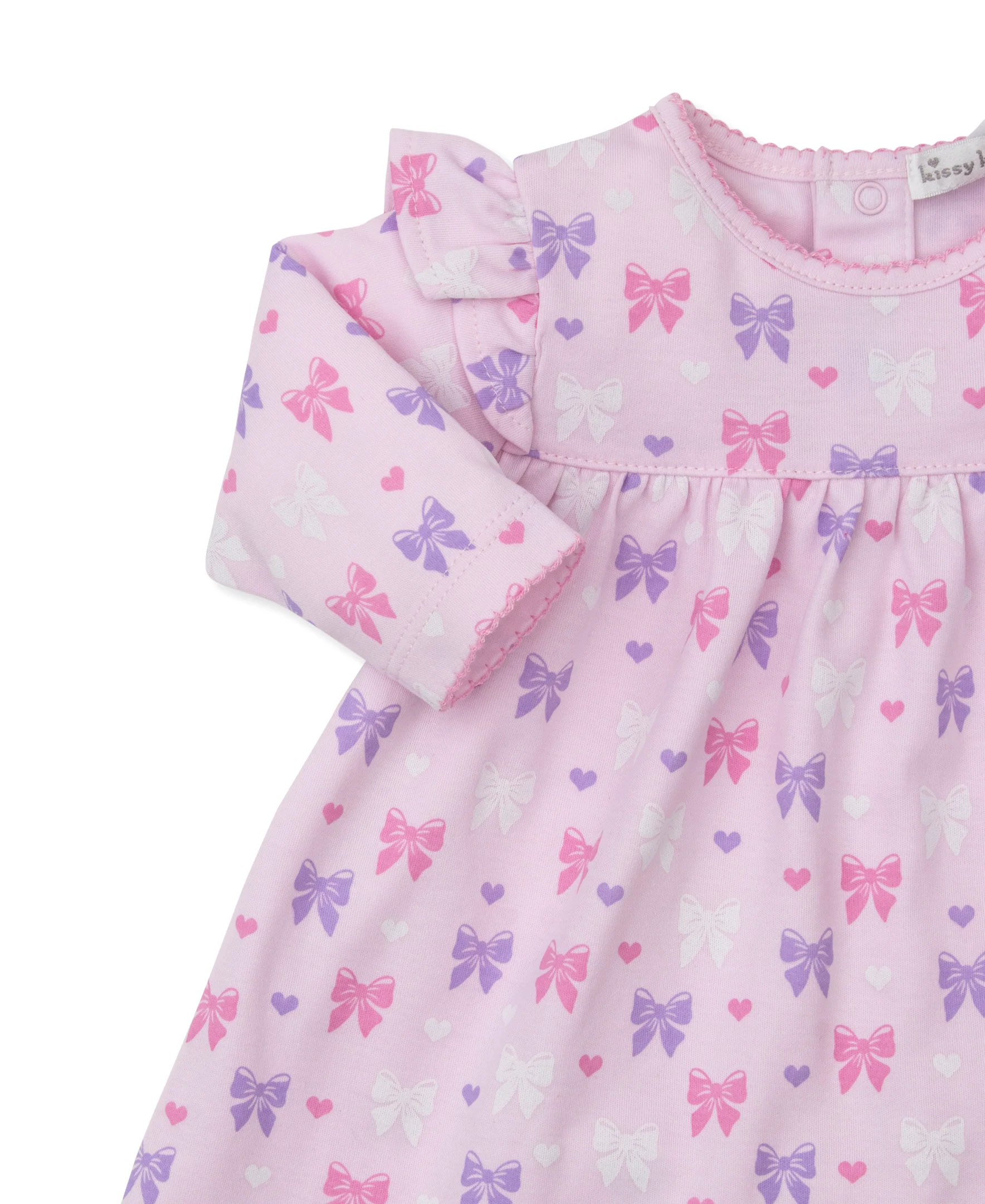 Billowy Bows Pink Legging Dress Set - Image 4