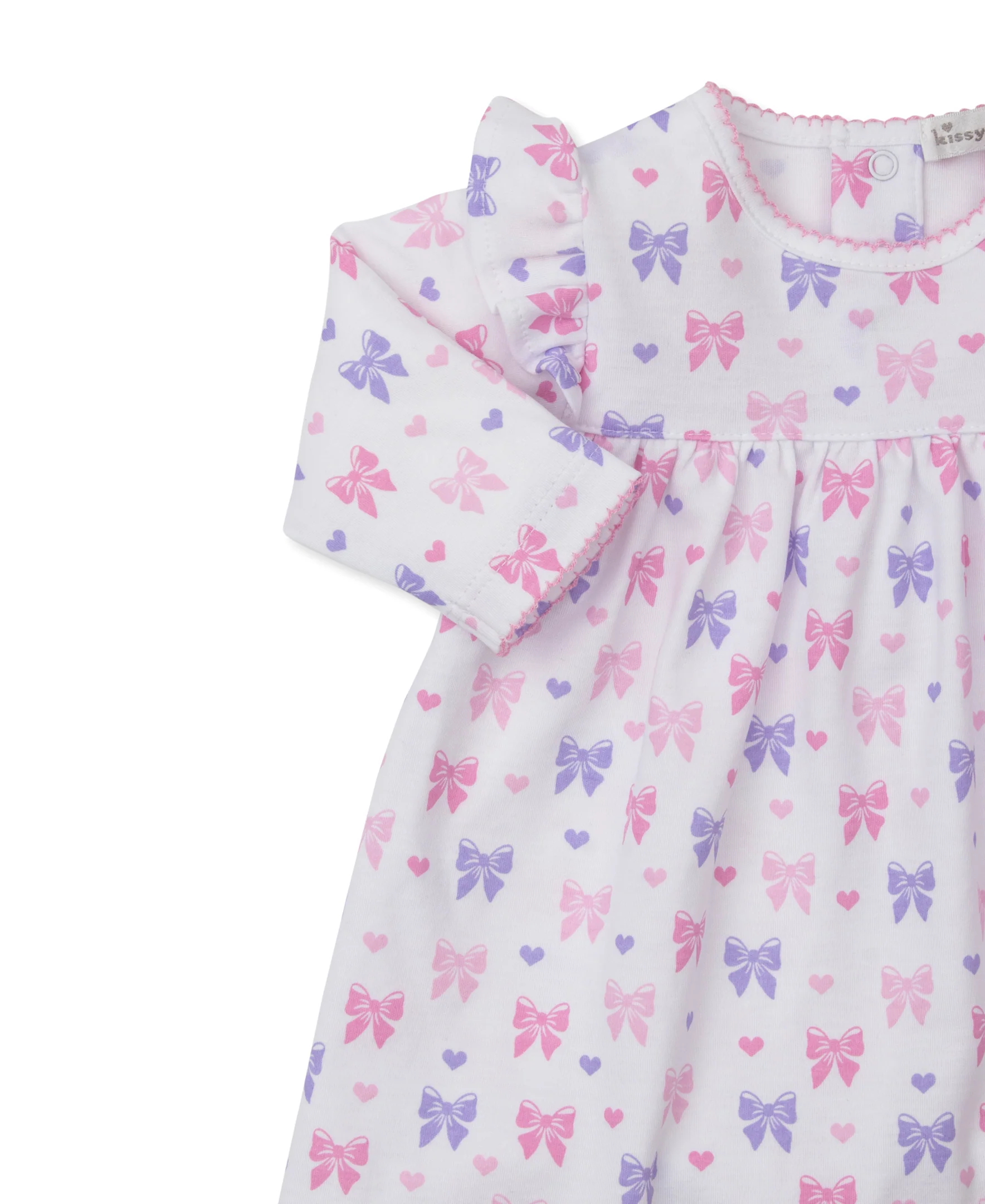 Billowy Bows White Legging Toddler Dress Set - Image 3