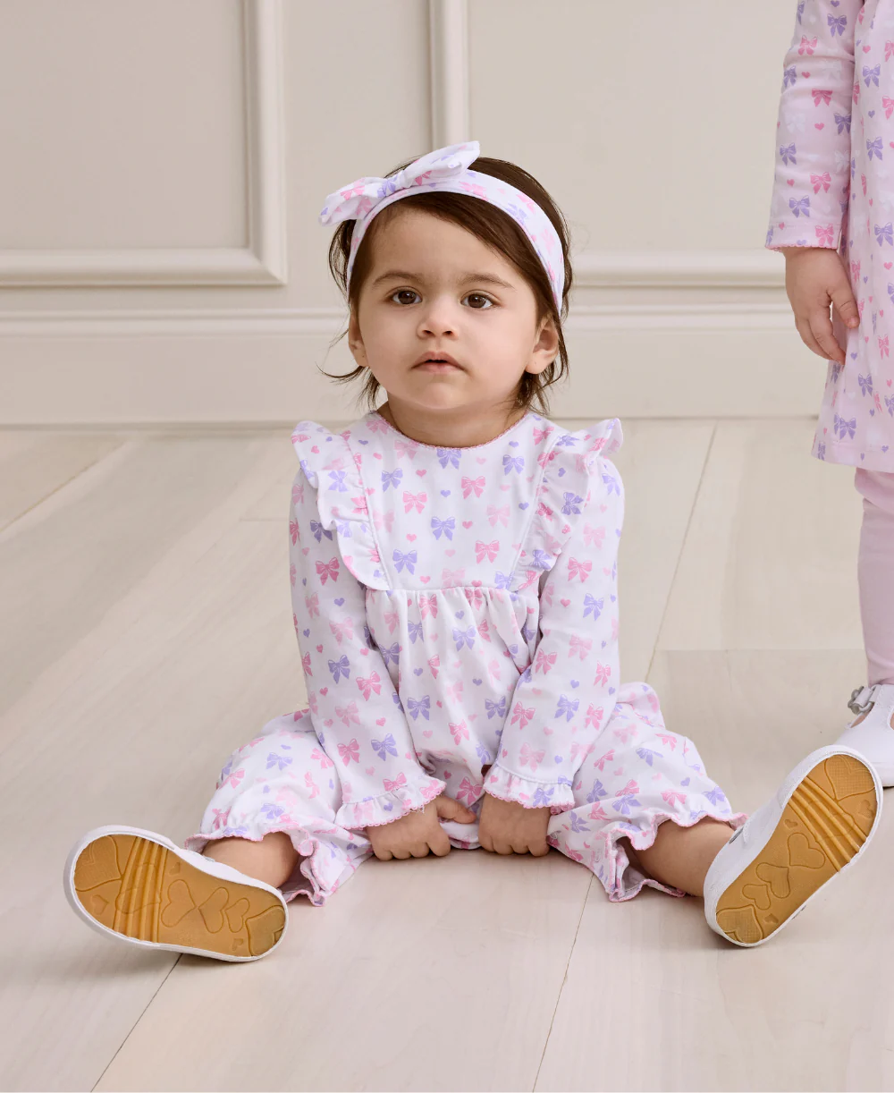 Billowy Bows White Playsuit