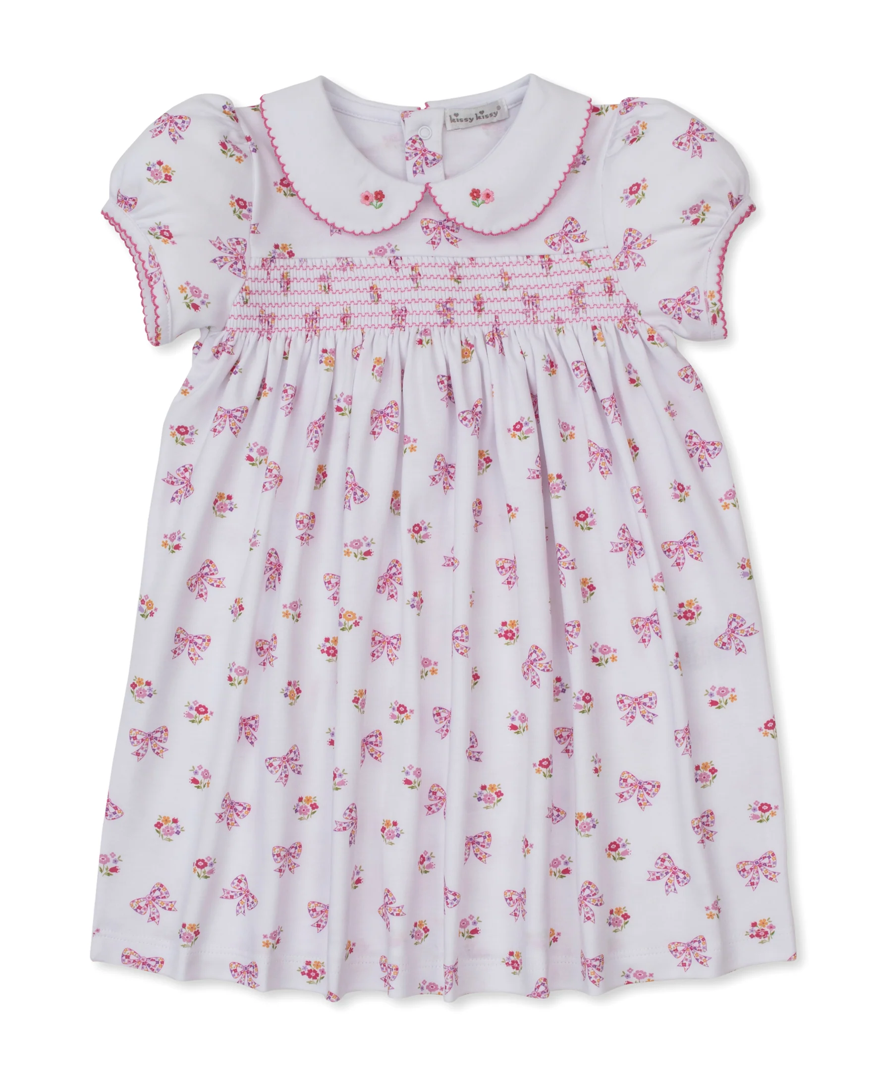 Blossoming Bows Smocked Toddler Dress - Image 2