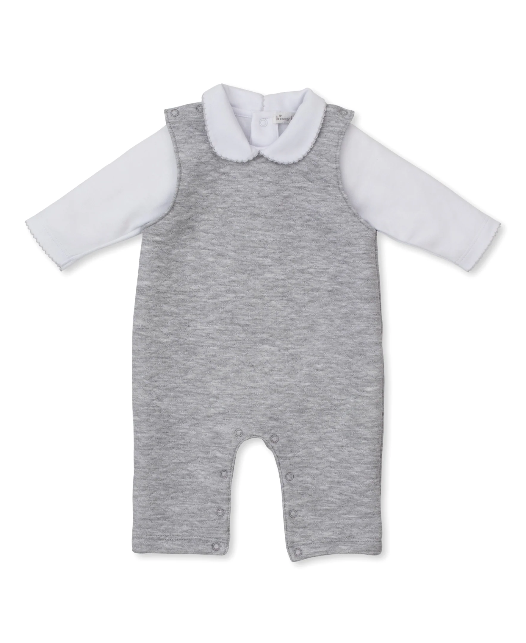 Classic Jacquards Grey Overall Set