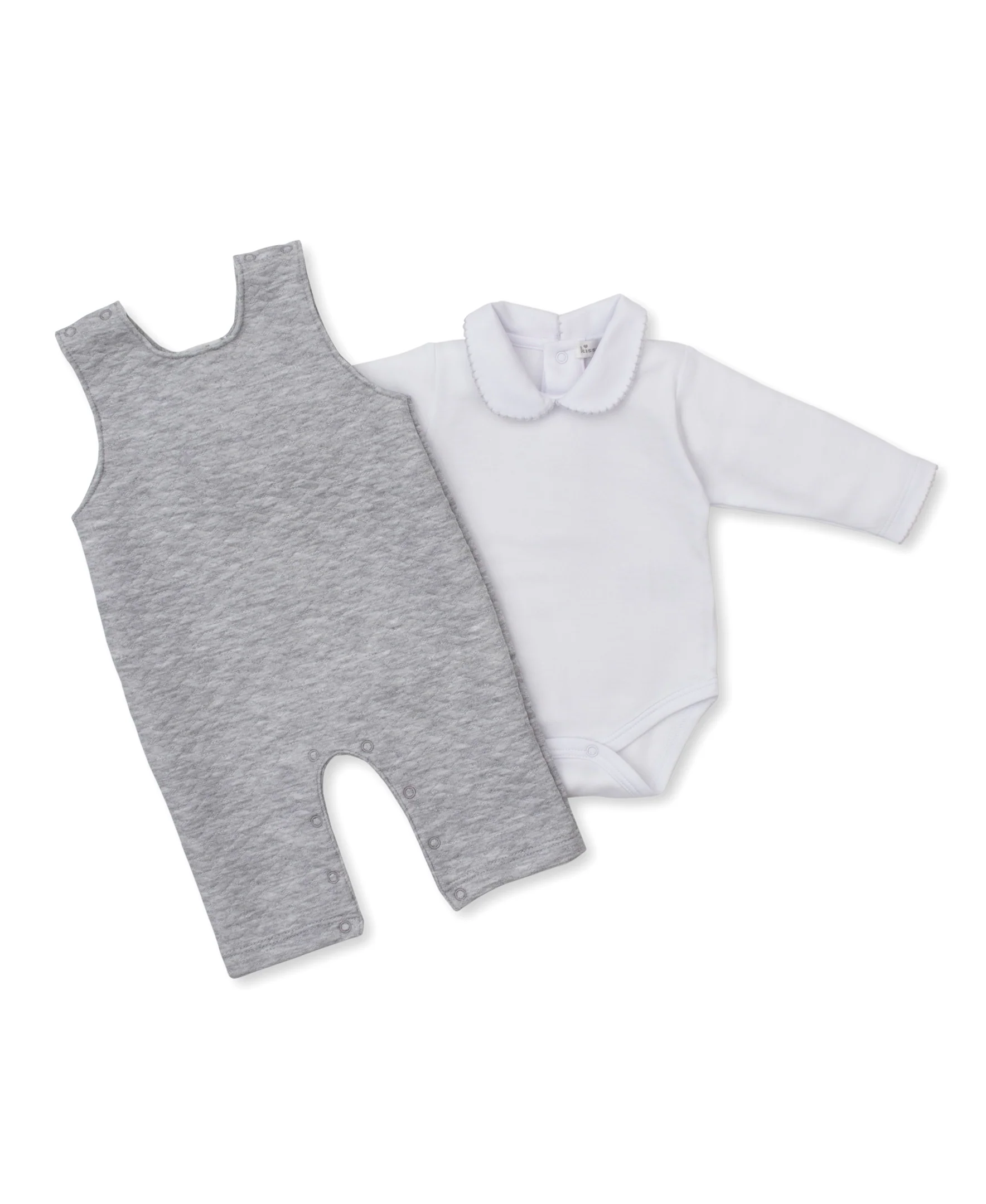 Classic Jacquards Grey Overall Set - Image 2