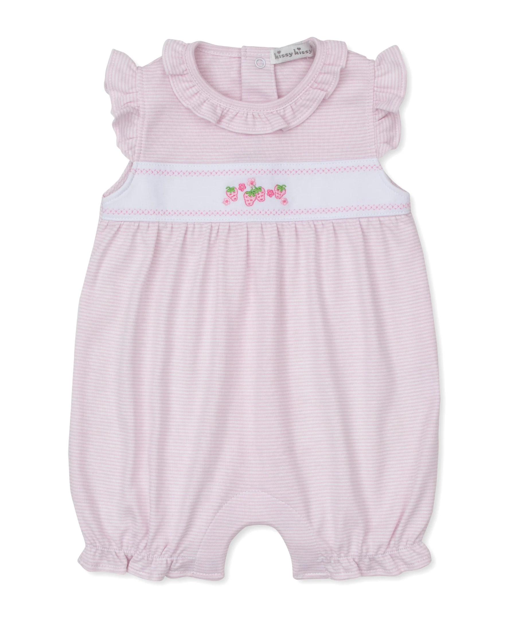 Classic Treasures SP26 Pink Stripe Short Playsuit - Image 2