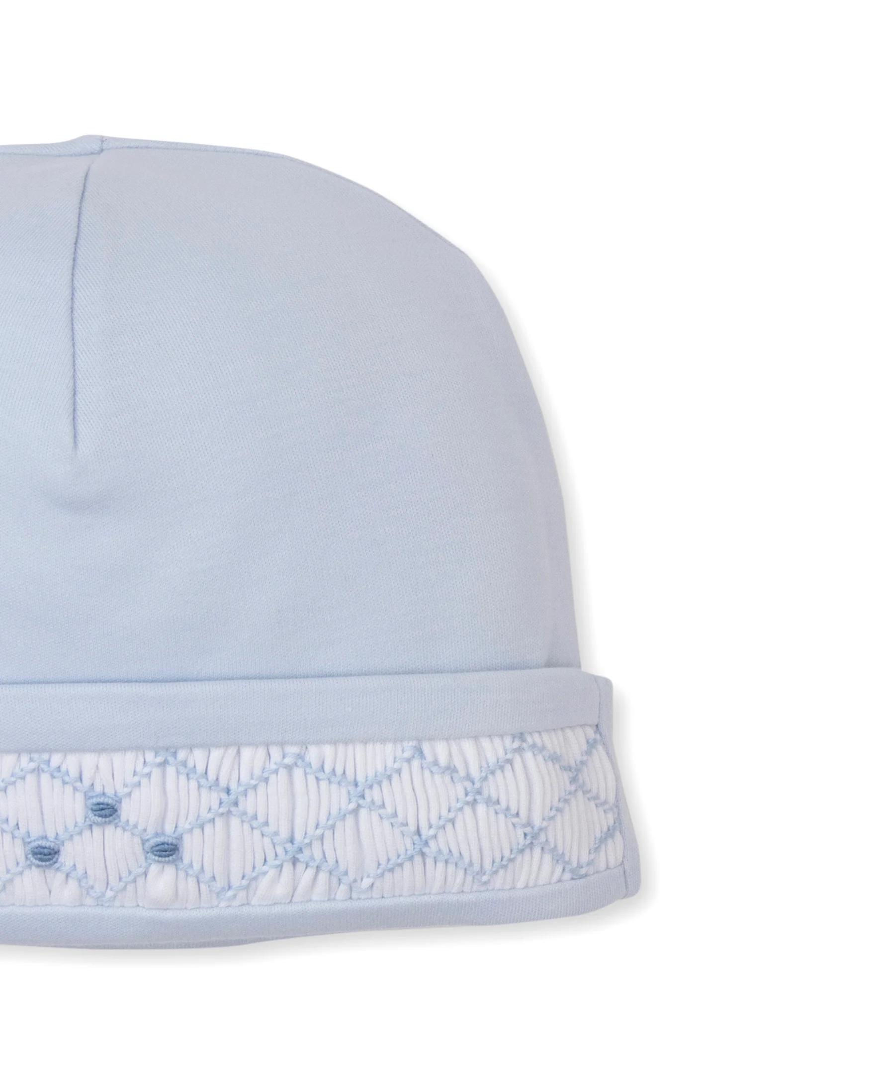 CLB Summer 26 Blue Hand Smocked Hat - Image 3