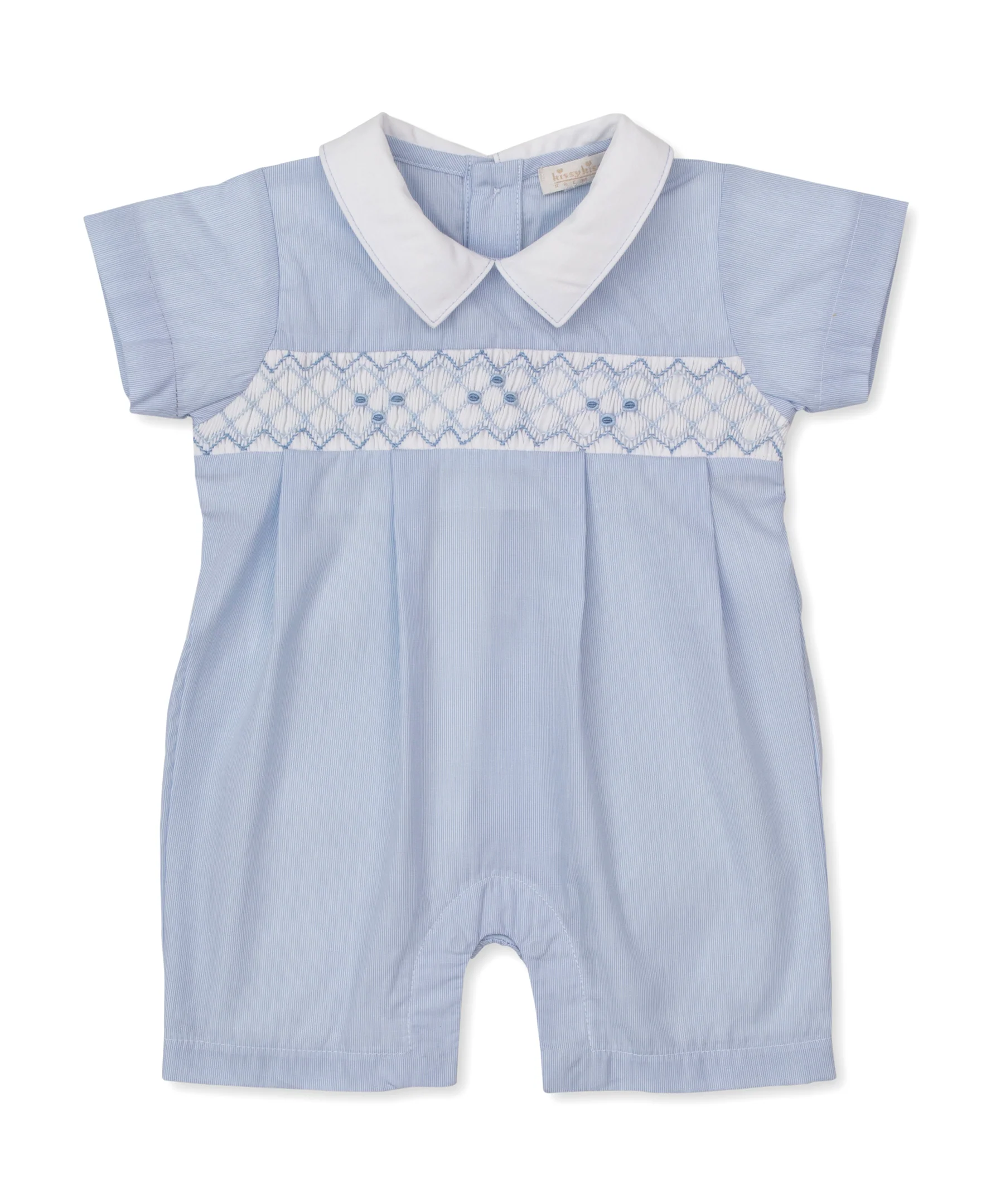 CLB Summer 26 Blue Woven Short Playsuit - Image 2