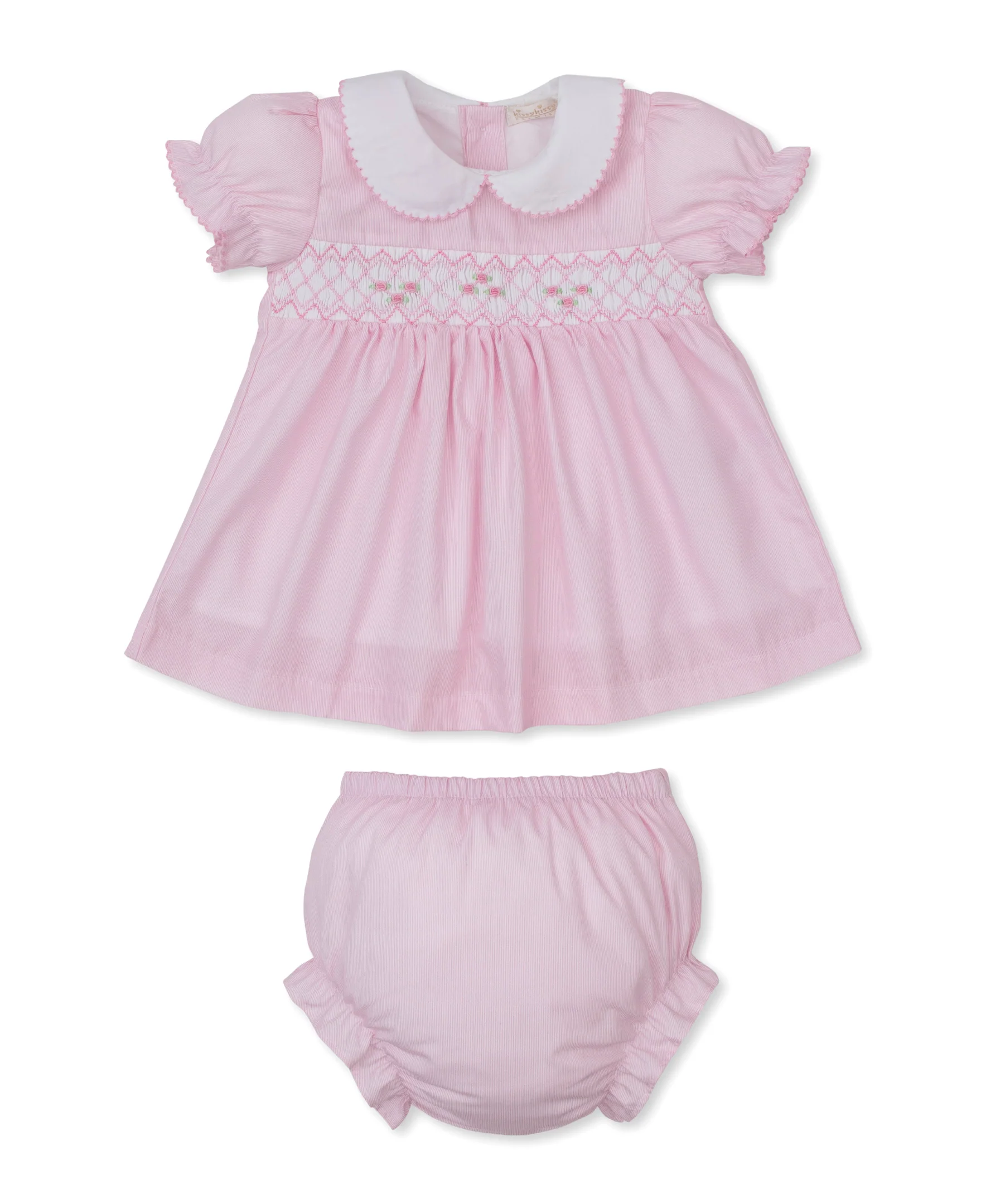 CLB Summer 26 Pink Hand Smocked Woven Dress Set - Image 2