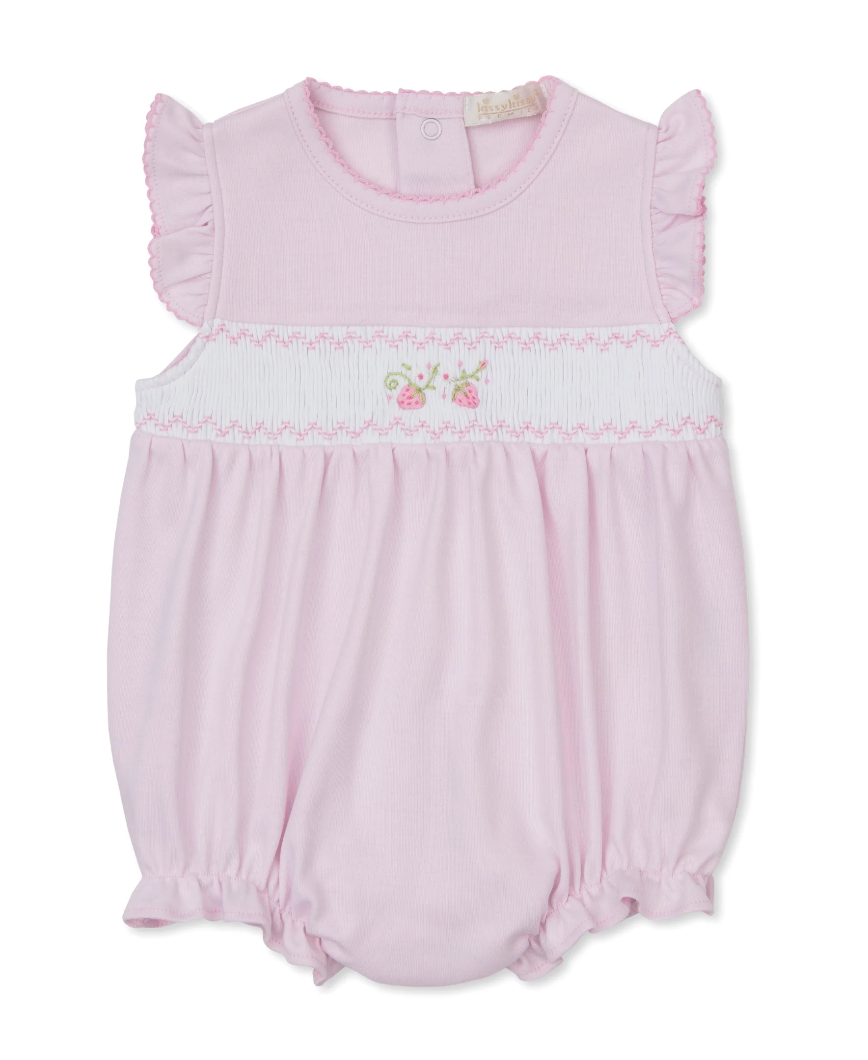 CLB Summer Medley 26 Pink Hand Smocked Bubble - Image 2