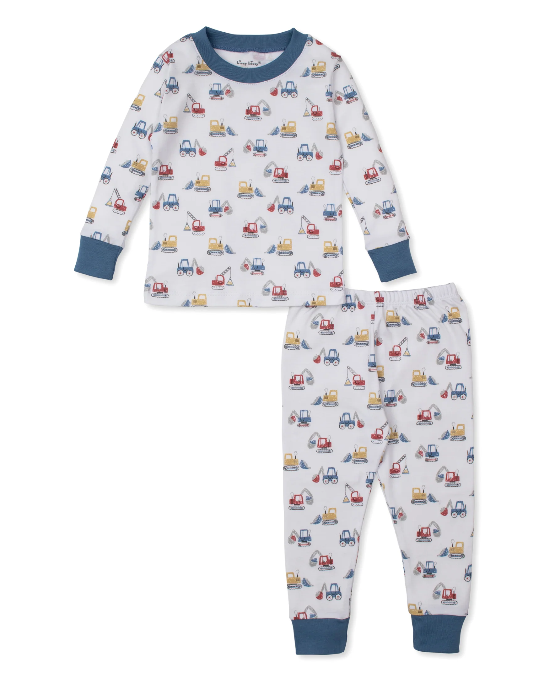 Construction Diggers Toddler Pajama Set - Image 2