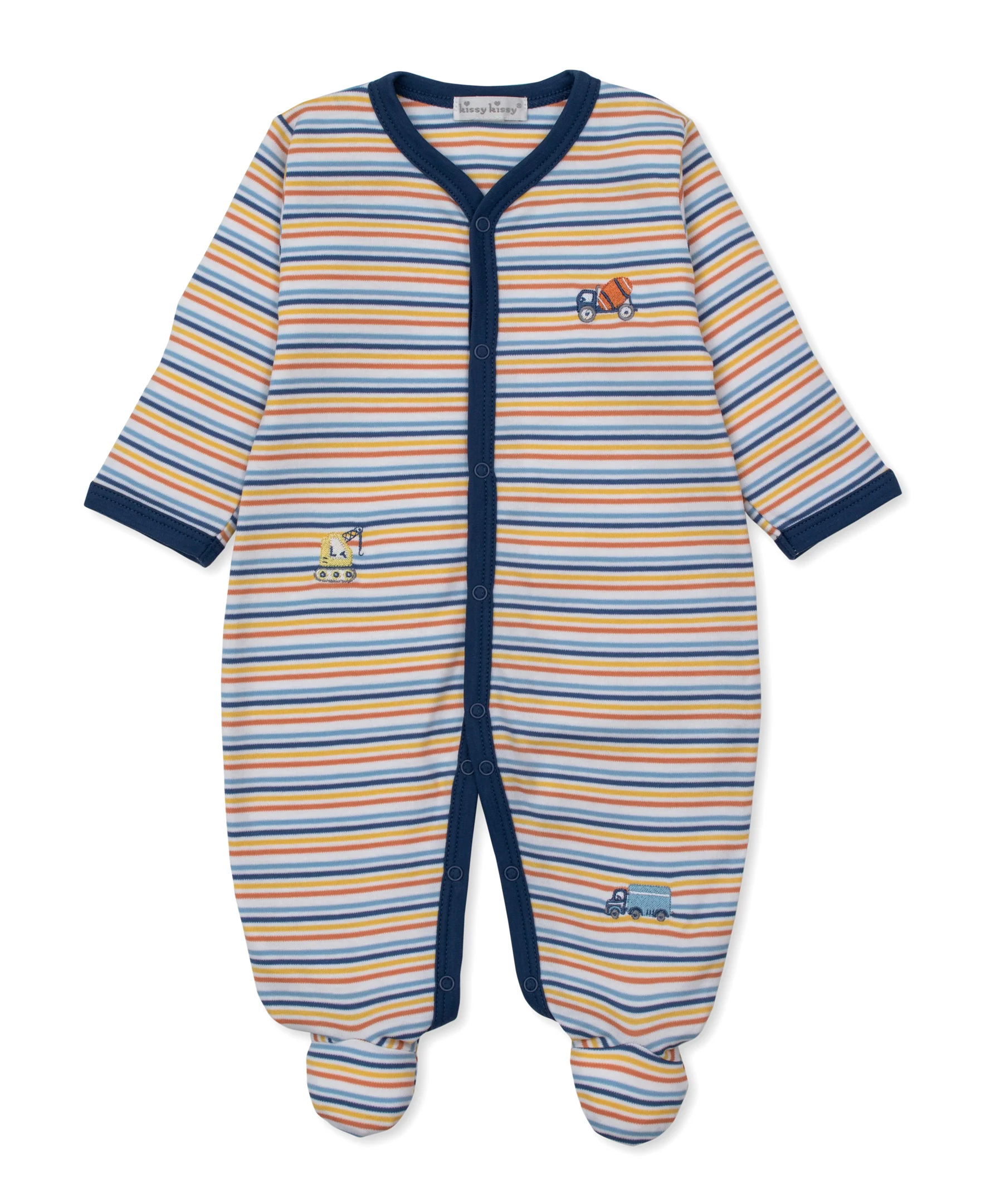 Construction Roadwork Stripe Footie - Image 3