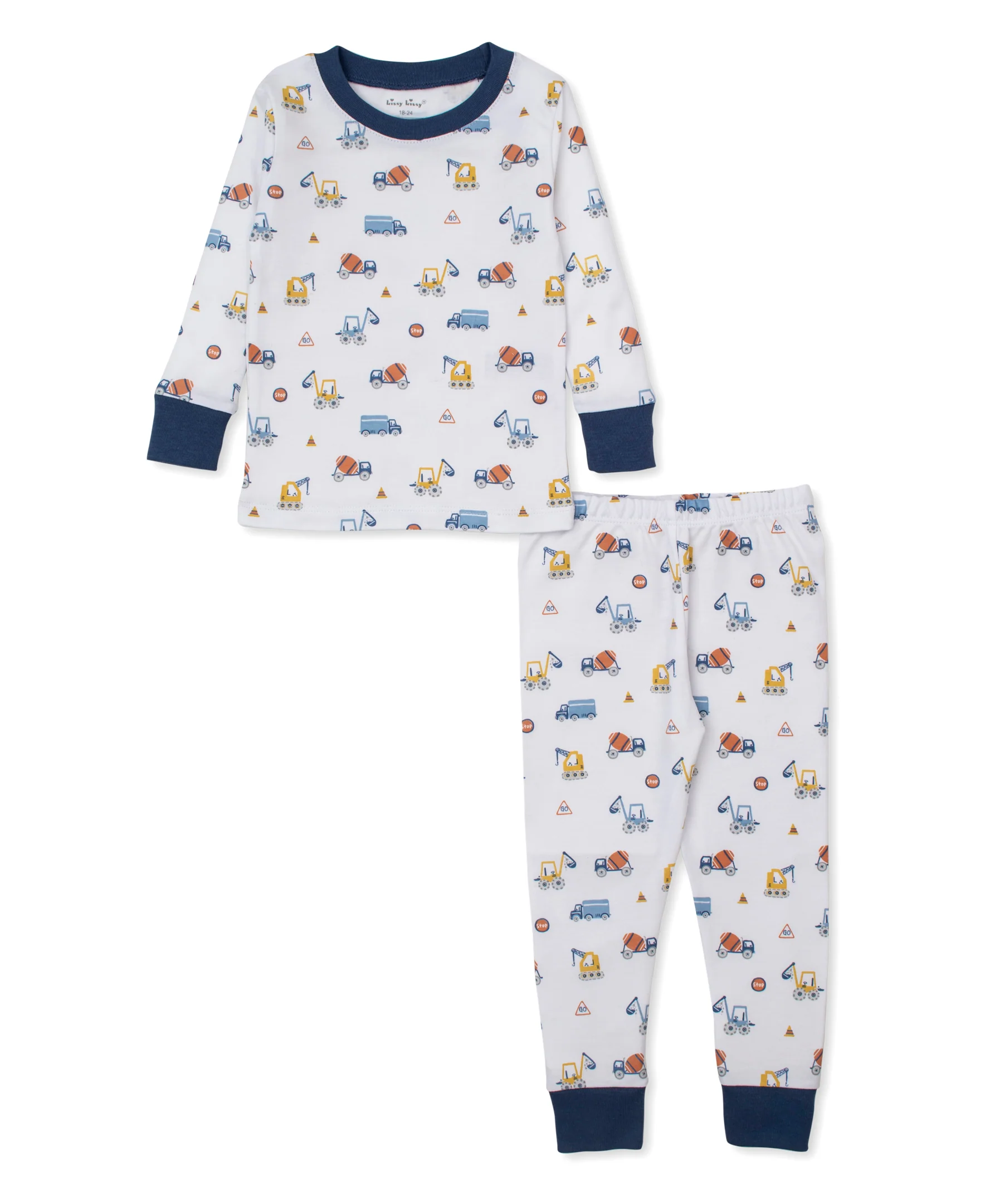 Construction Roadwork Toddler Pajama Set - Image 2