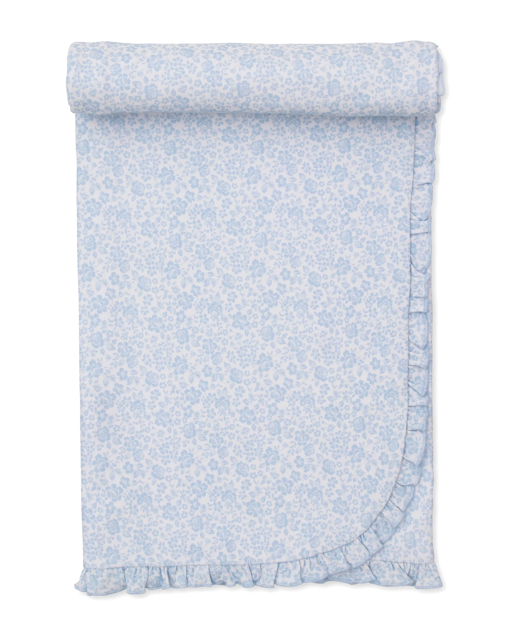 Country Gardens Blue Blanket - Image 3