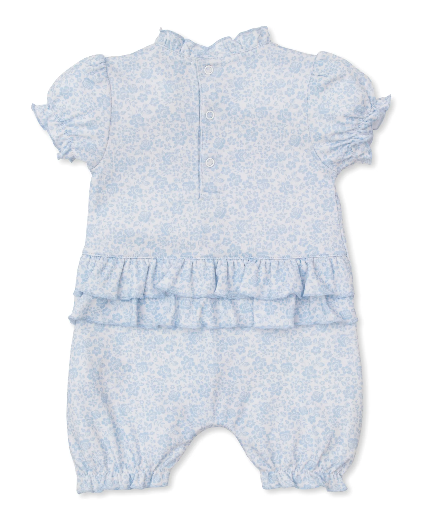 Country Gardens Blue Short Playsuit - Image 2