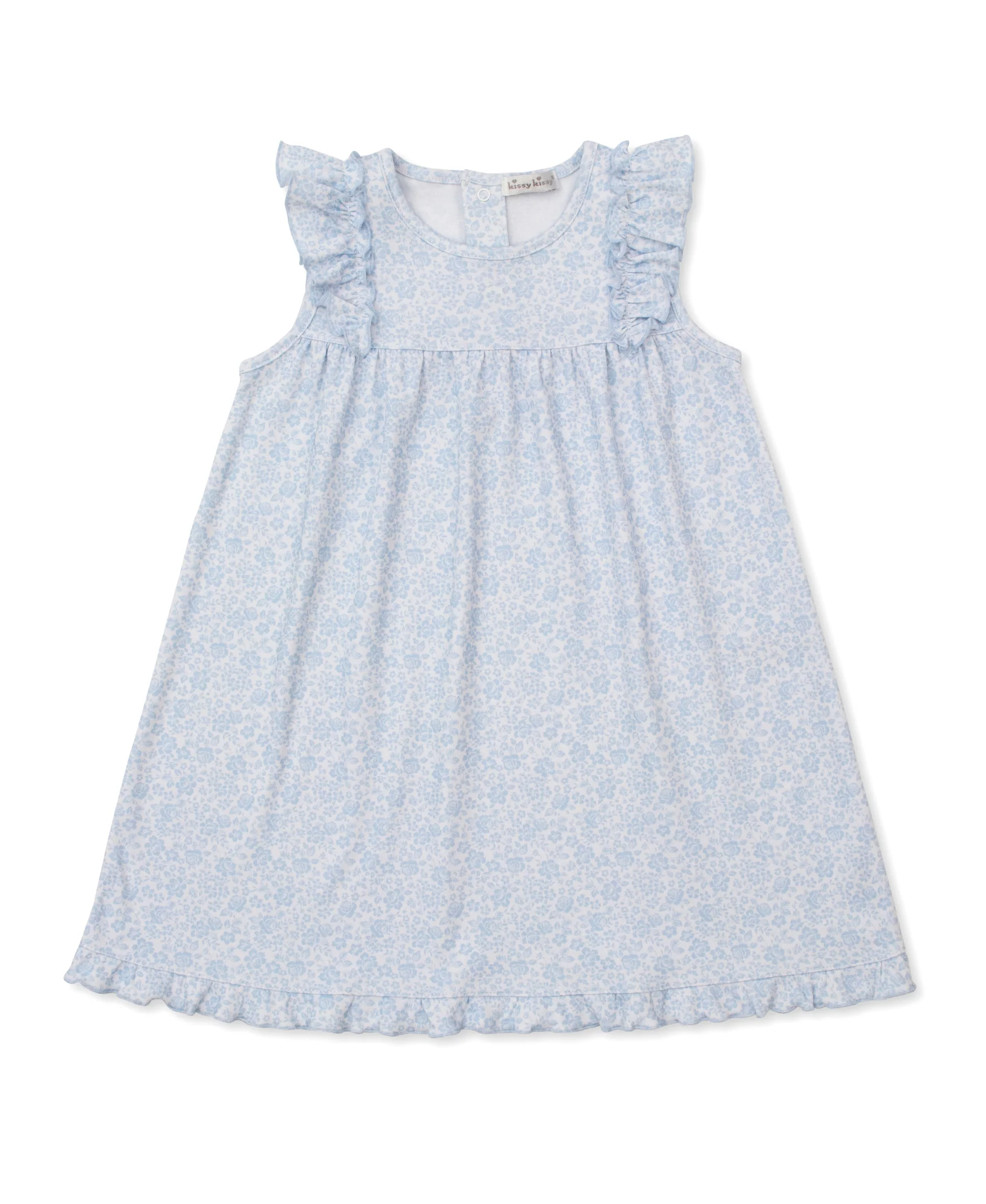 Country Gardens Blue Toddler Dress - Image 2