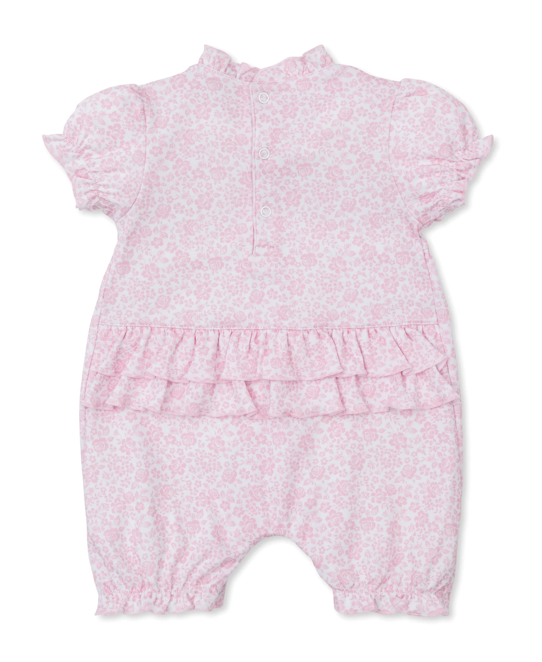 Country Gardens Pink Short Playsuit - Image 2