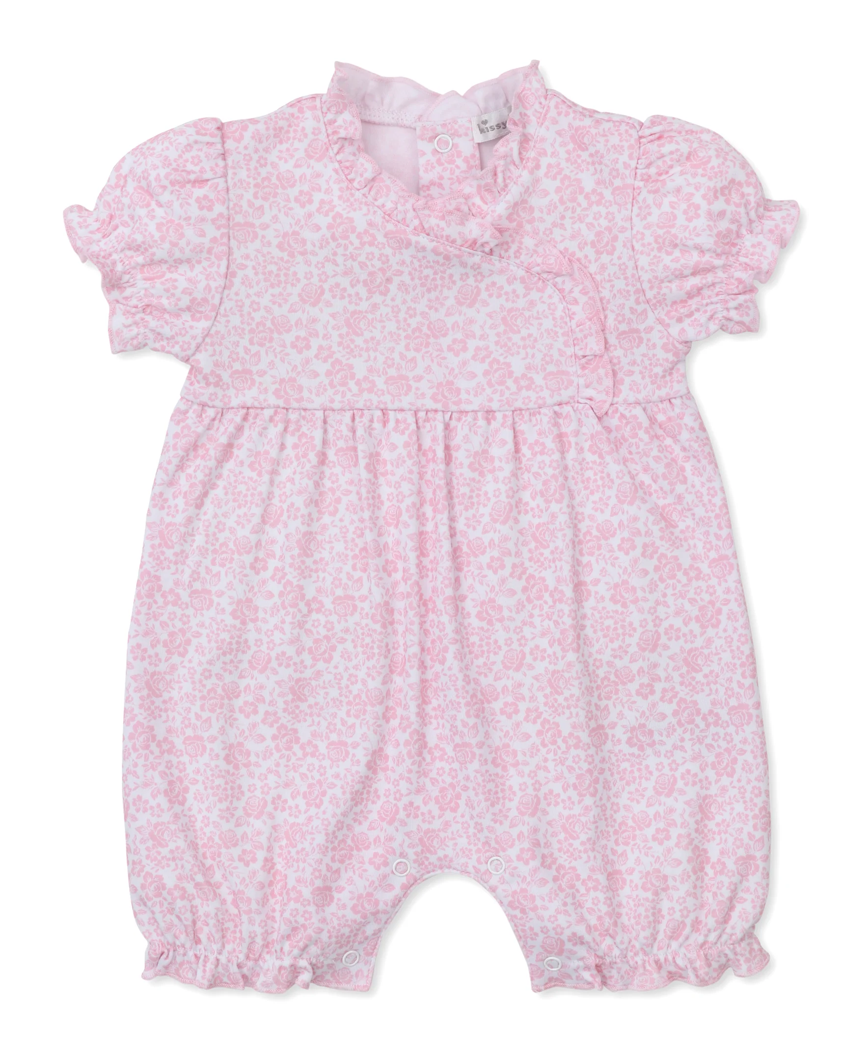 Country Gardens Pink Short Playsuit - Image 3