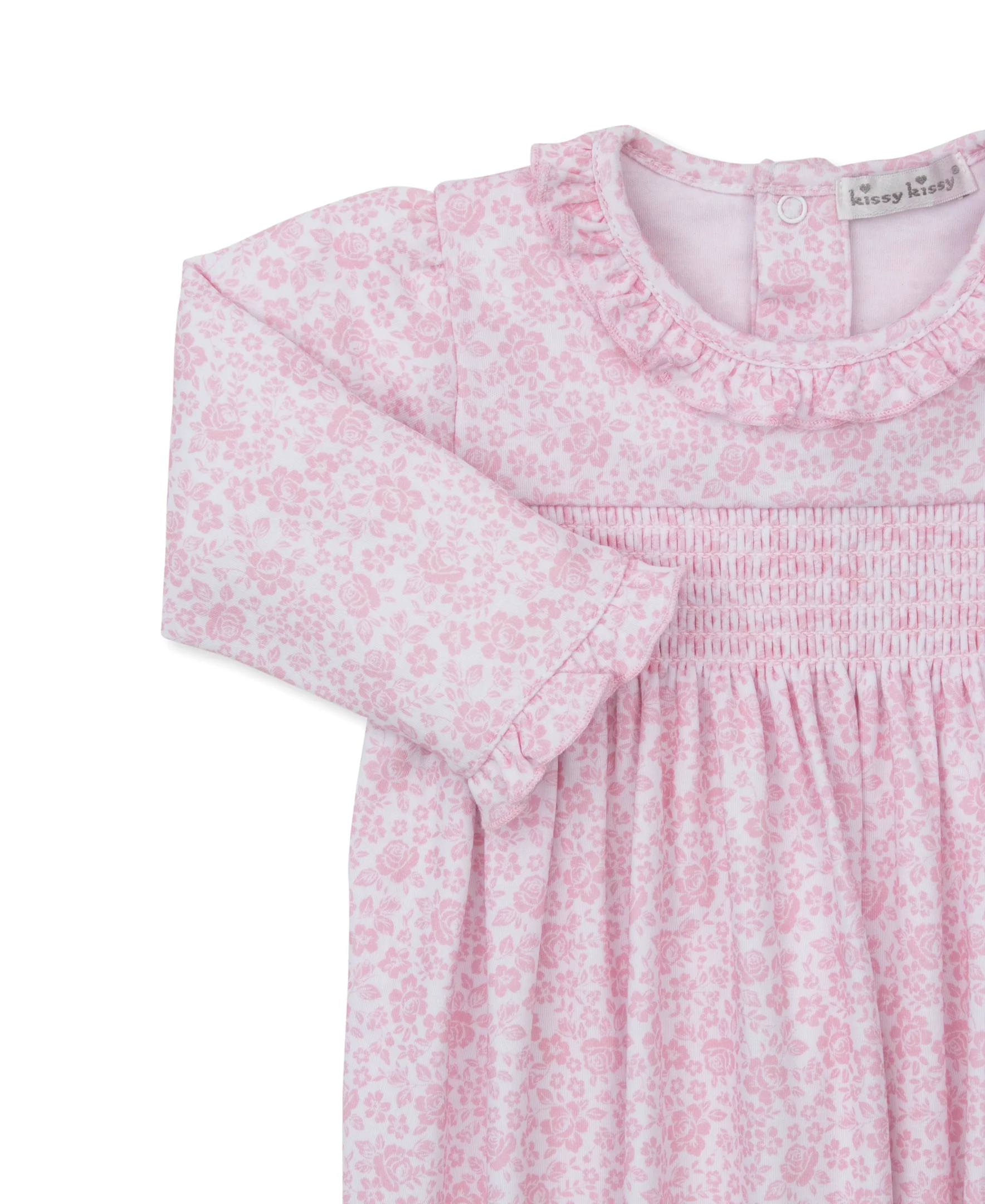 Country Gardens Pink Smocked Sack - Image 2