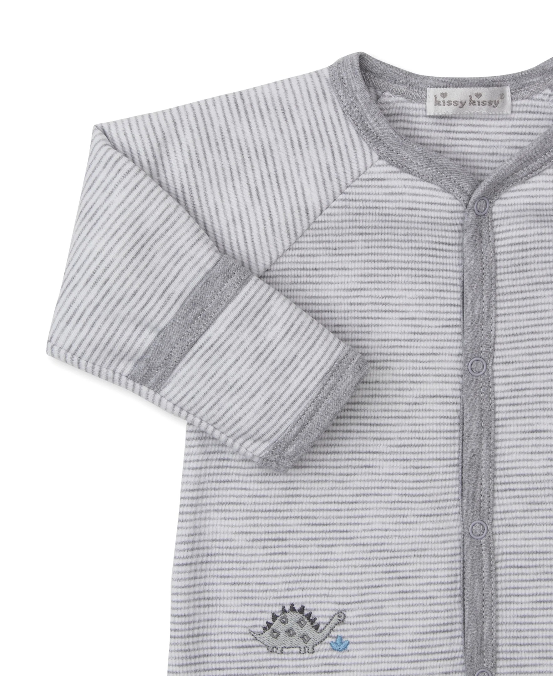 Dinosaur Era Stripe Footie - Image 2
