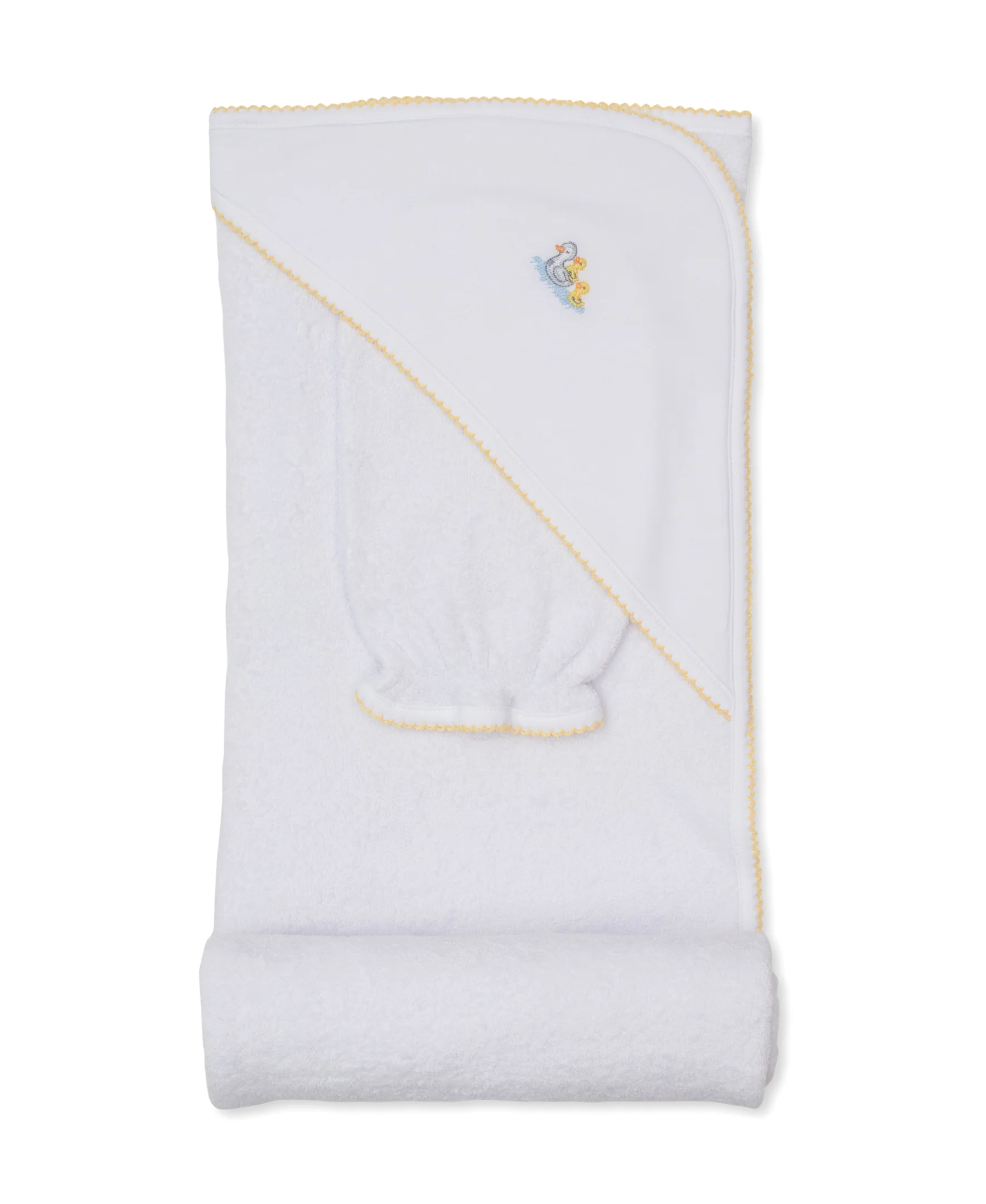Duck Pond Paddles Hooded Towel & Mitt Set - Image 3