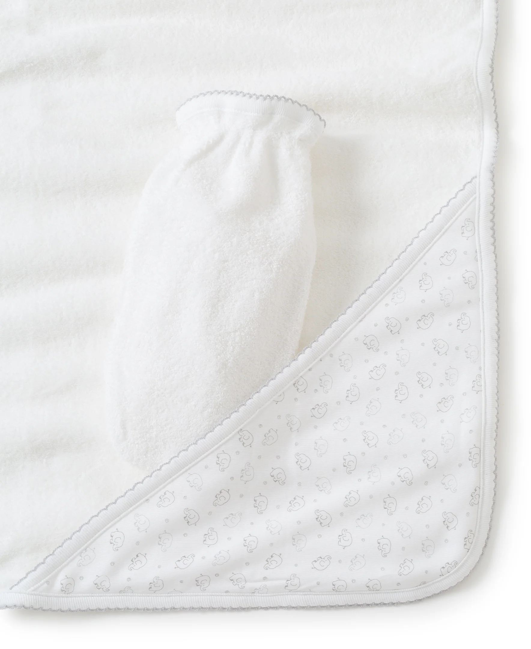 Silver Ele-Fun Towel w/ Mitt - Image 3