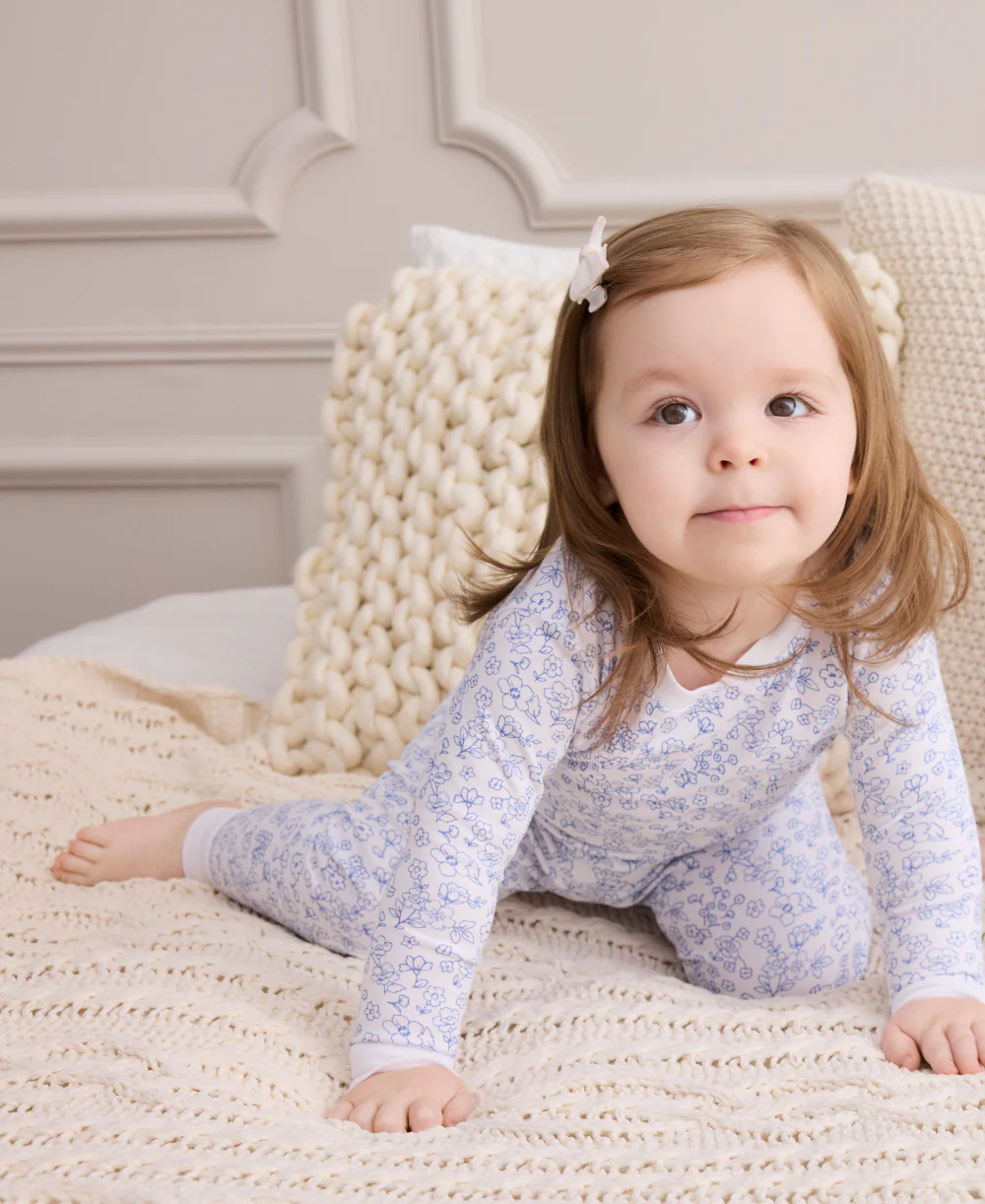 Fall Flowers Pajama Set