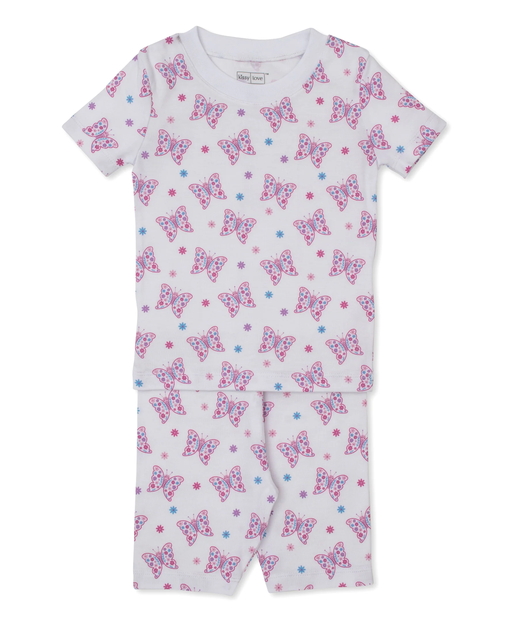 Kissy Love Flutterby Flowers StretchFlex Short Toddler Pajama Set