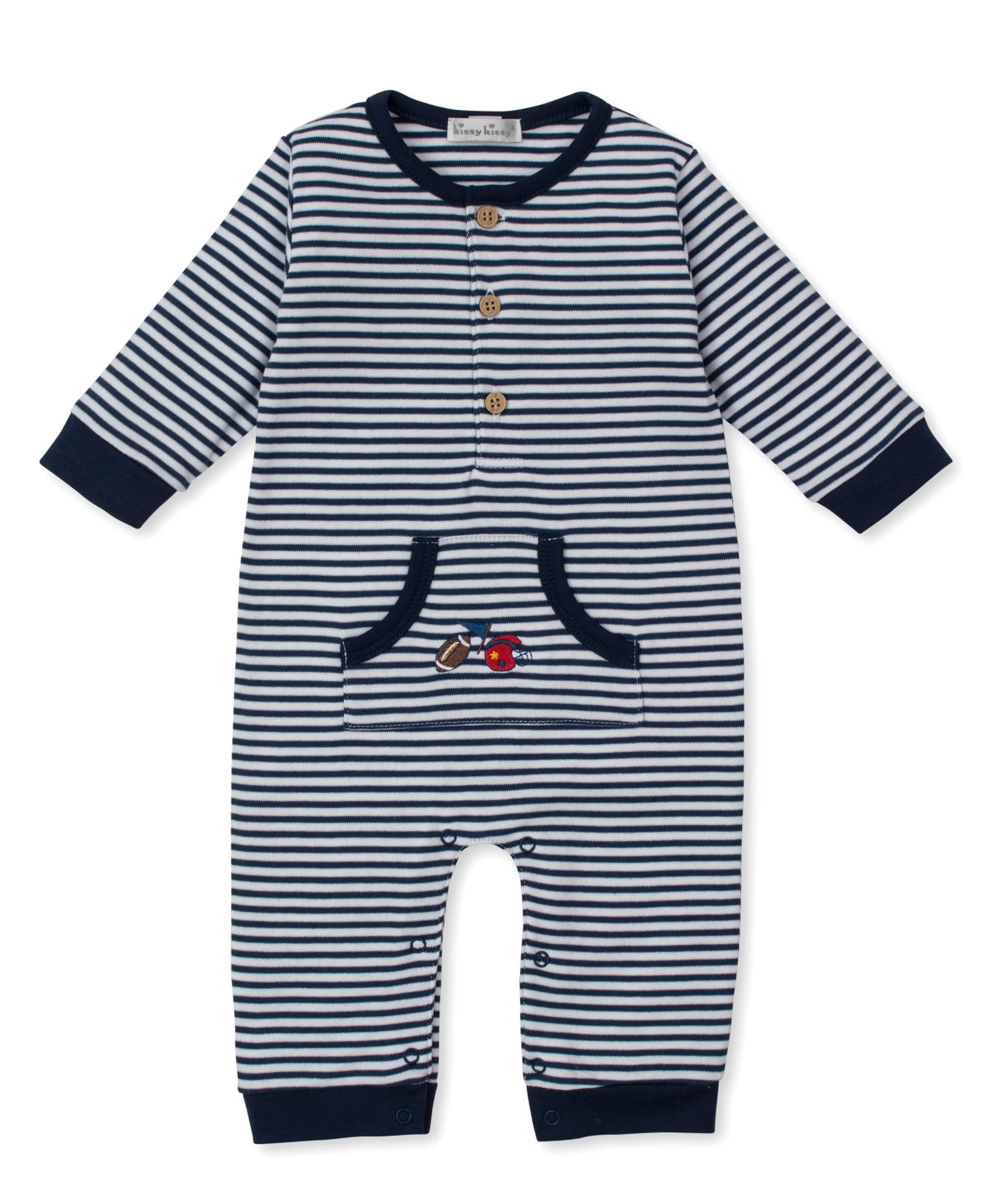 Football Fever Stripe Playsuit