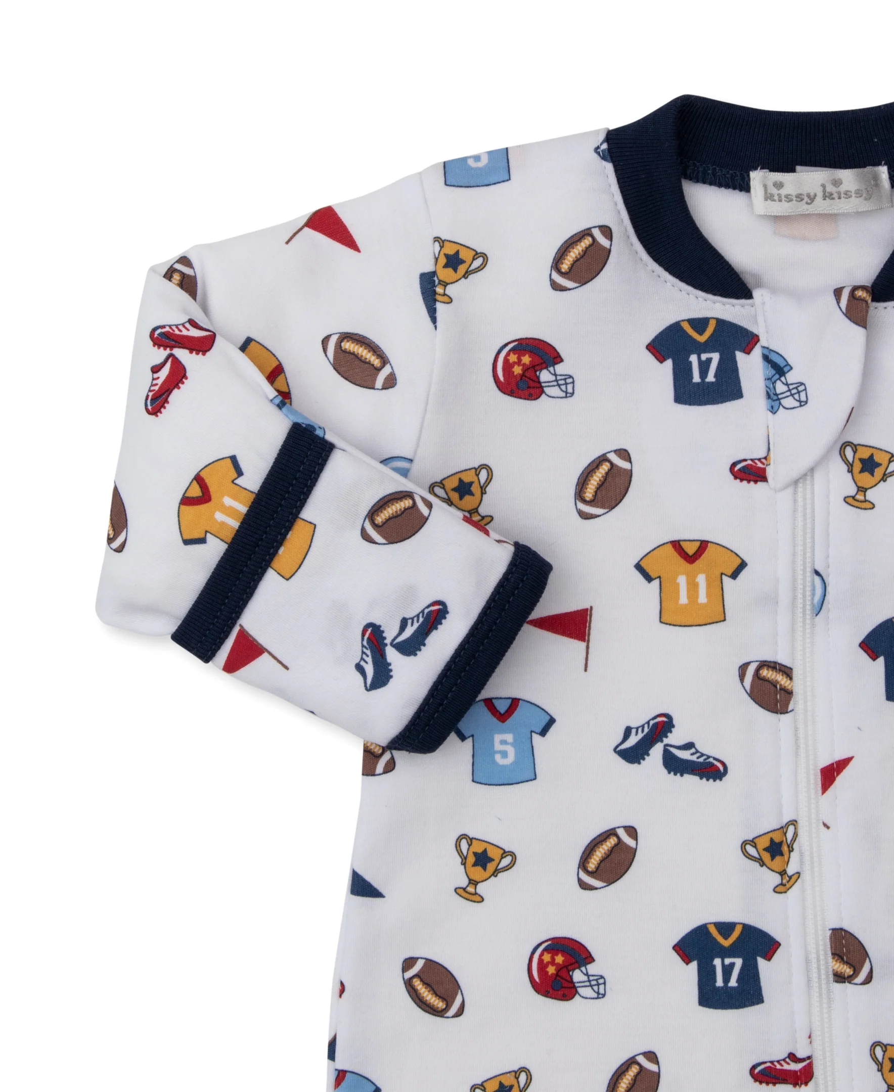 Football Fever Zip Footie - Image 4