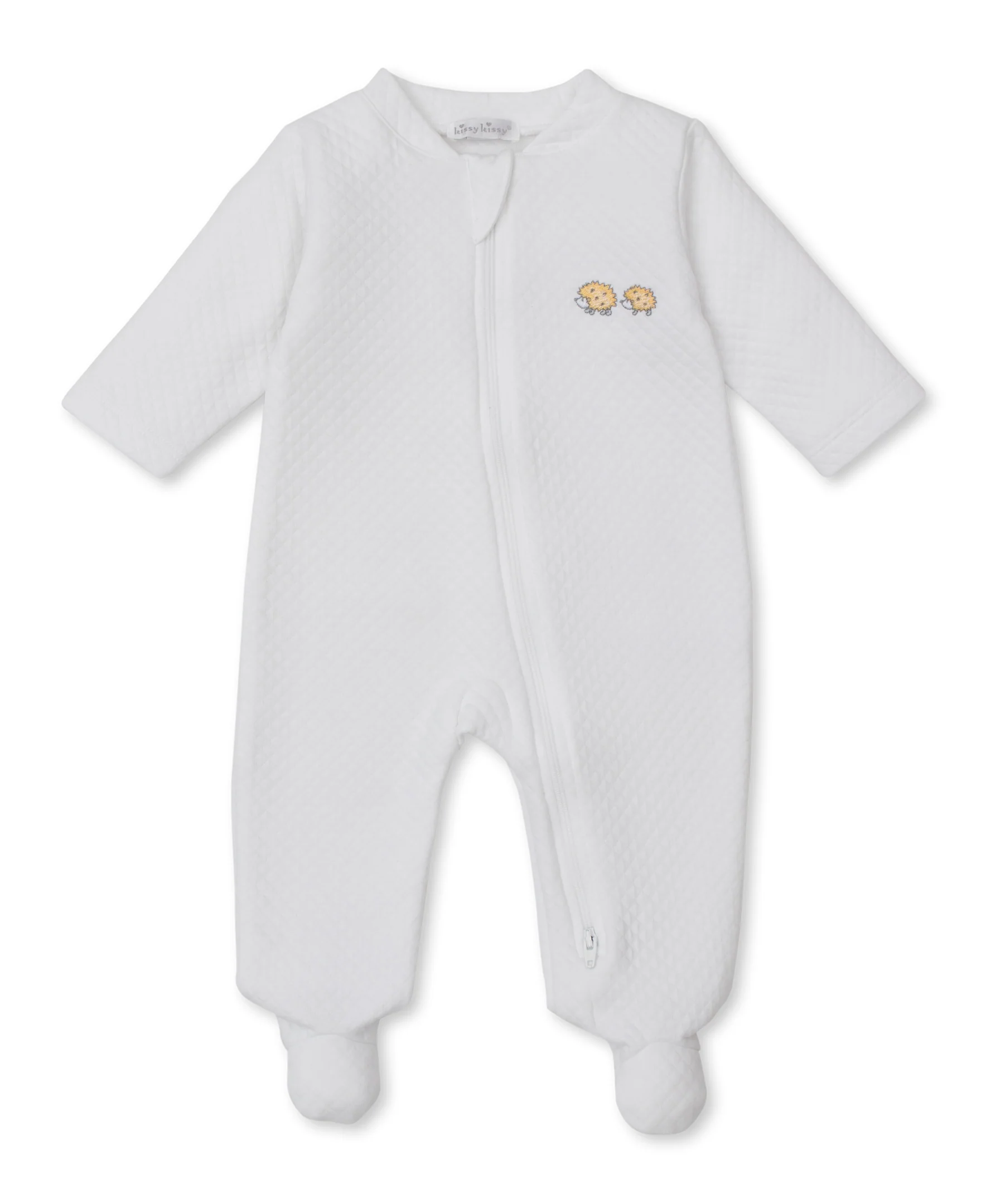 Forest Frolic Jacquard Zip Footie