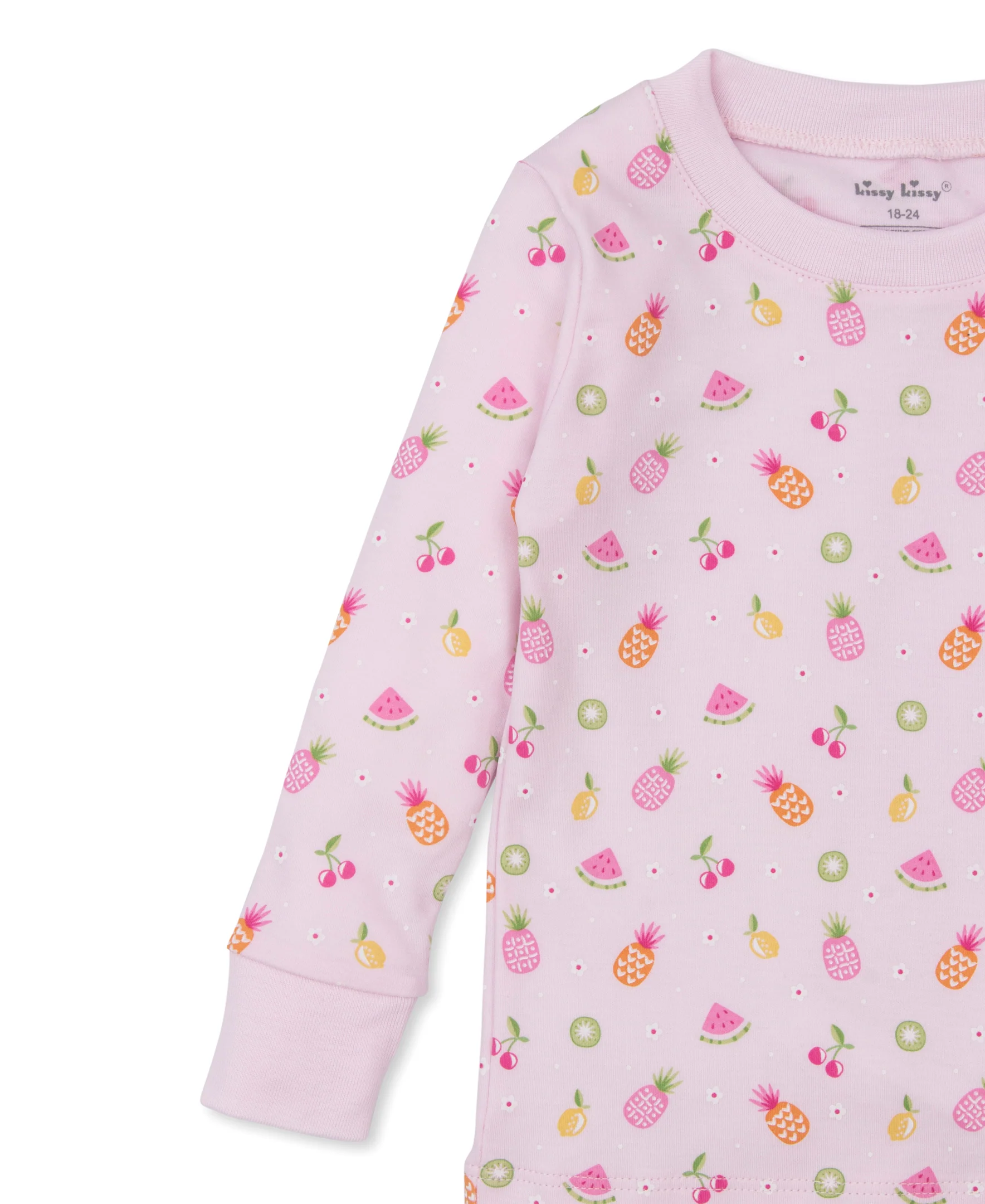 Fruit Fiesta Pink Toddler Pajama Set - Image 3