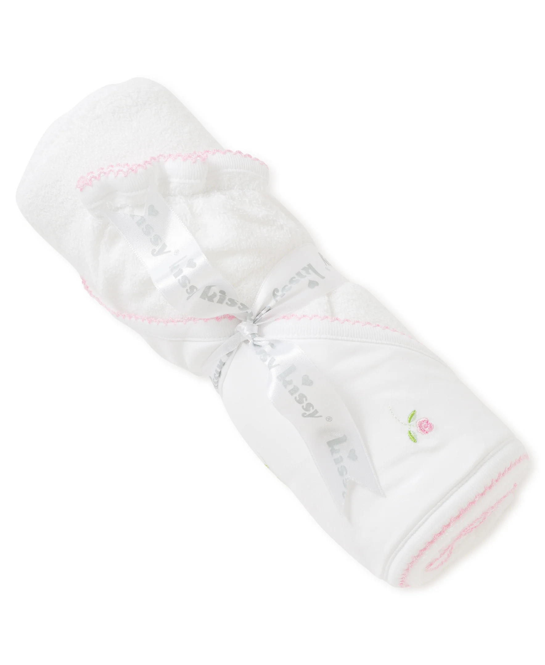 Garden Roses Hooded Towel with Mitt - Image 2