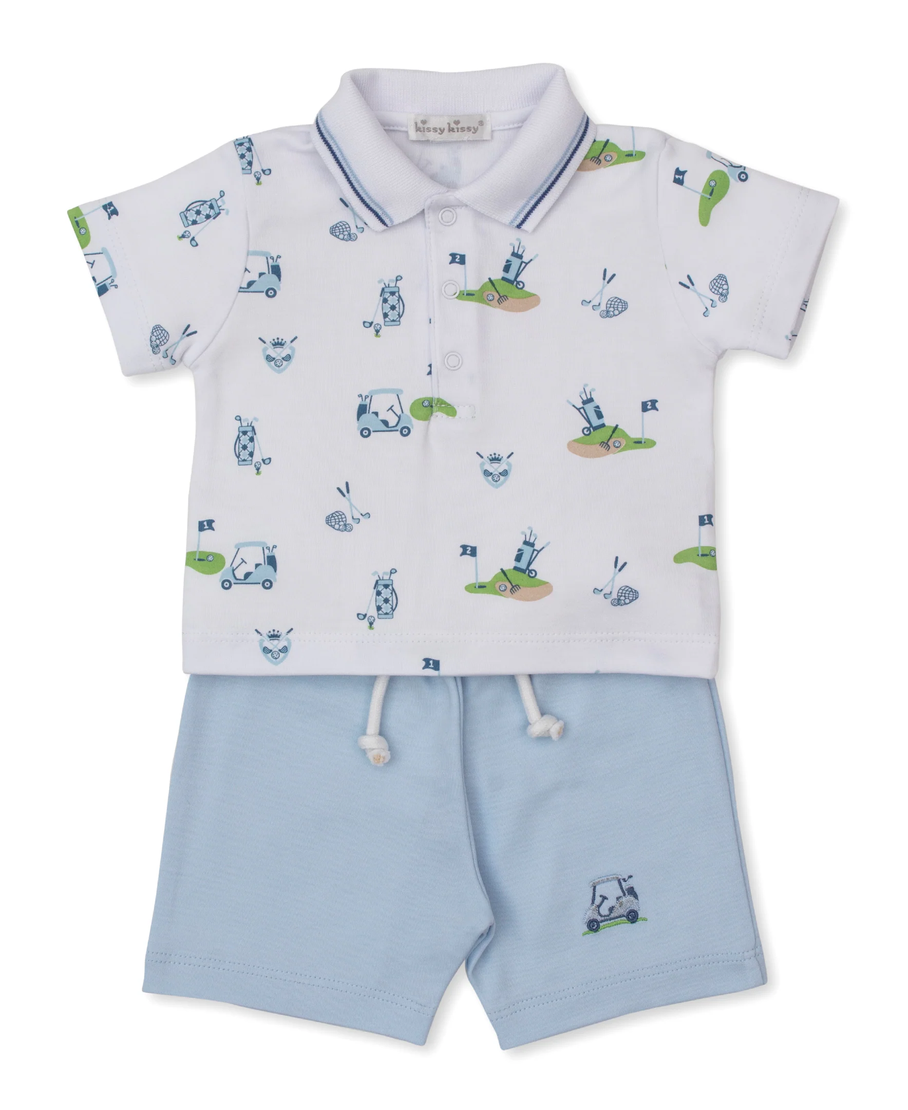 Golf Championship Blue Bermuda Set