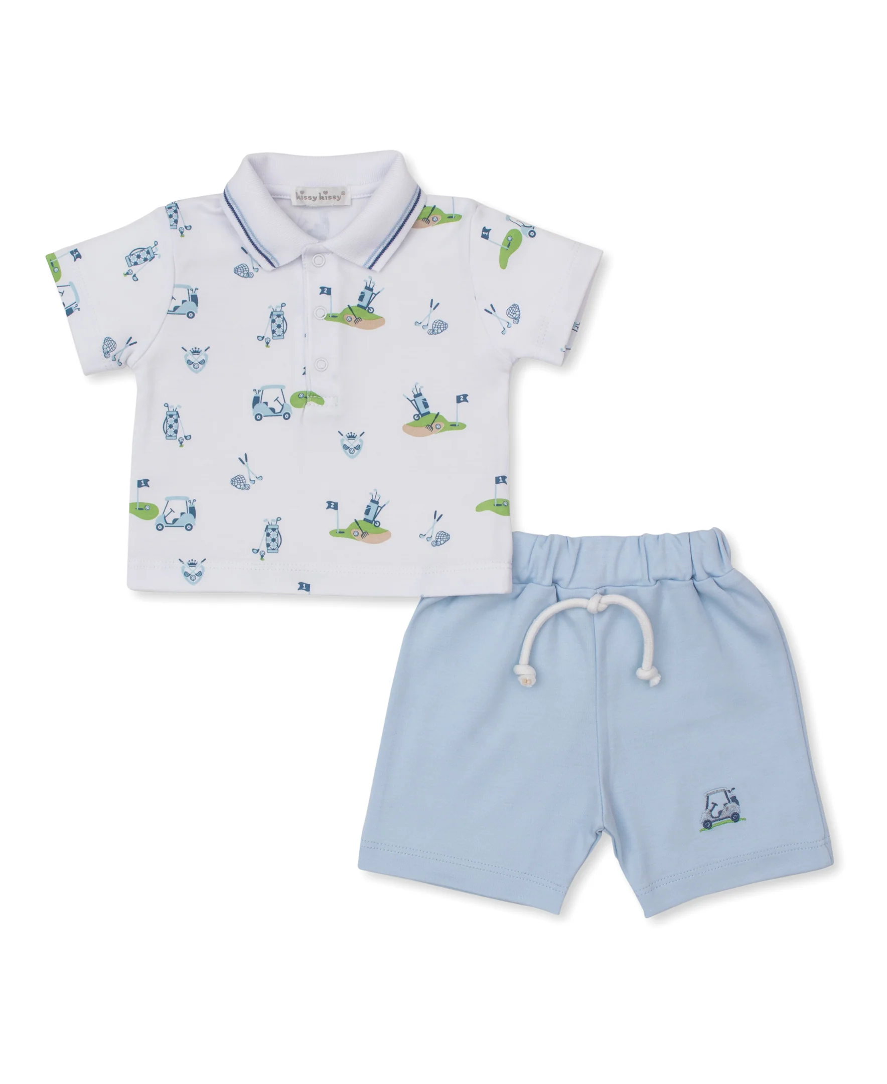 Golf Championship Blue Bermuda Set - Image 2