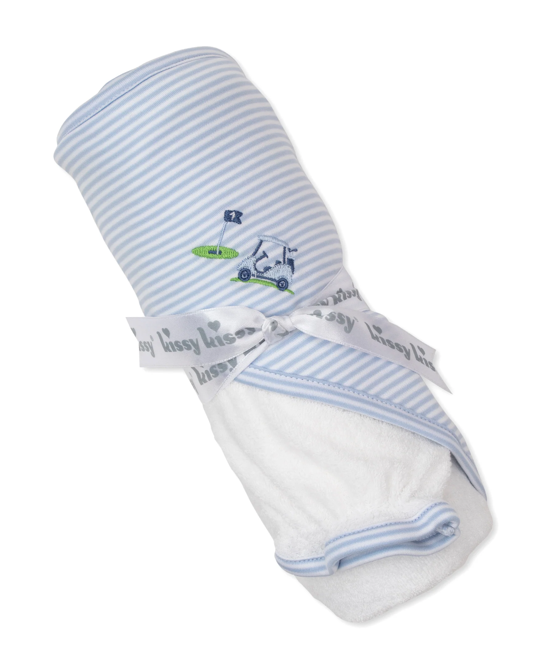 Golf Championship Blue Hooded Towel & Mitt Set - Image 2