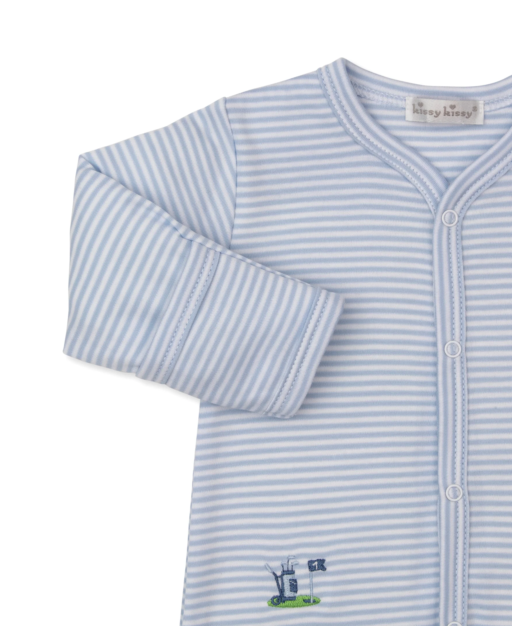 Golf Championship Blue Stripe Footie - Image 2