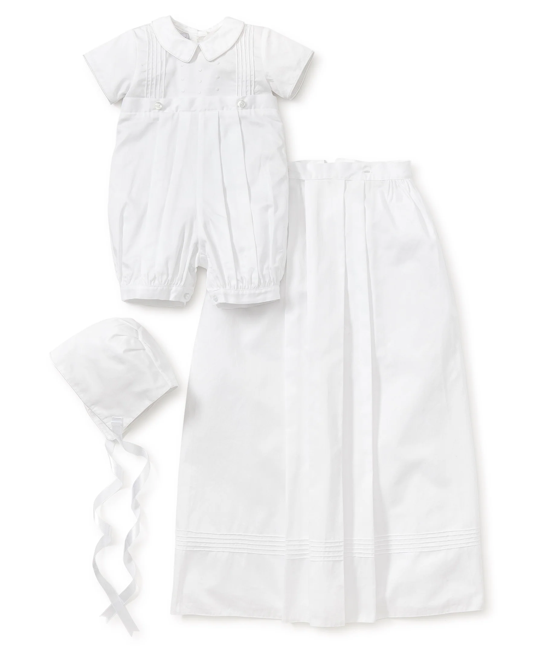 Graham Christening Convertible Gown & Hat Set - Image 3