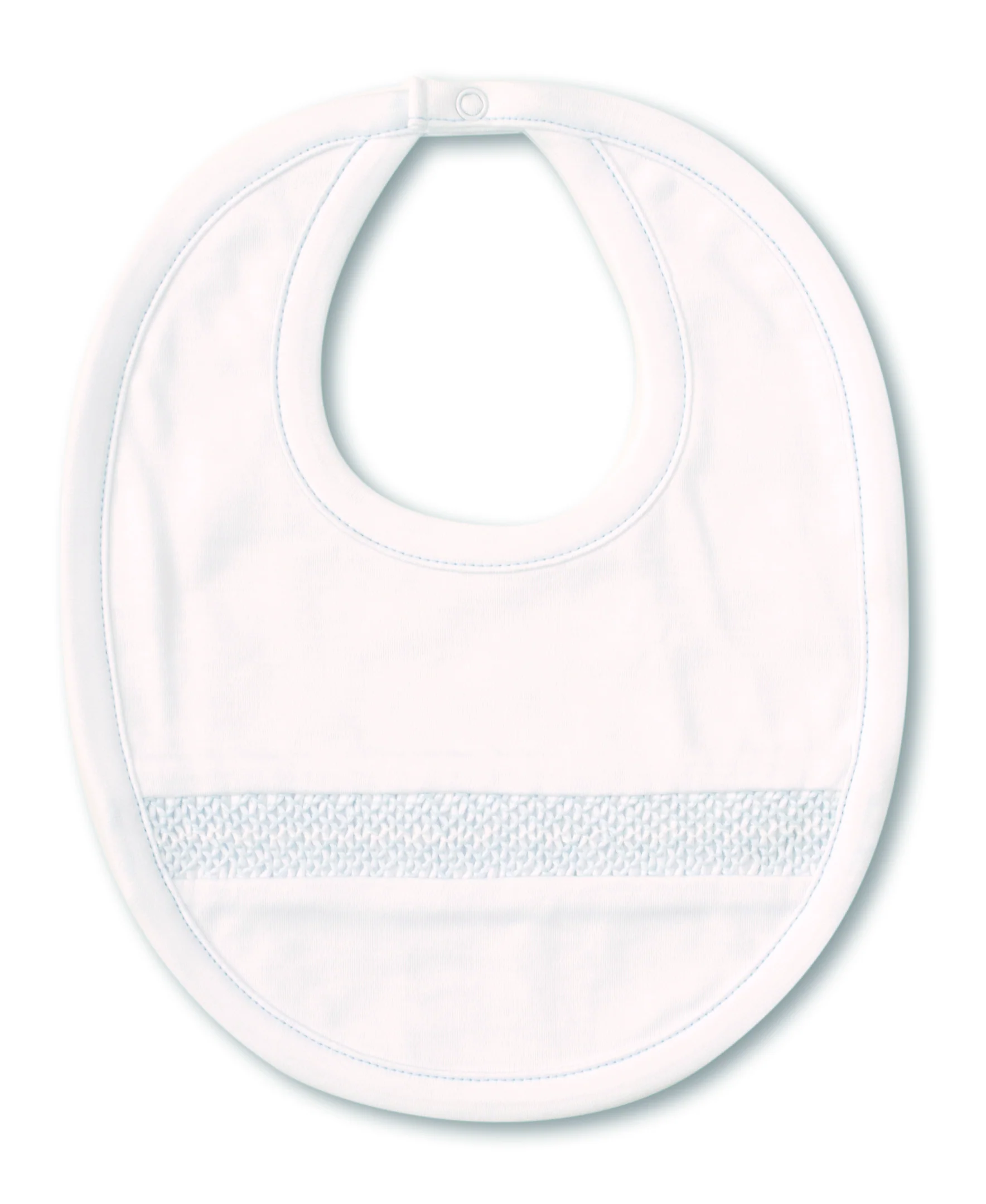 Hand Smocked CLB Charmed White Bib