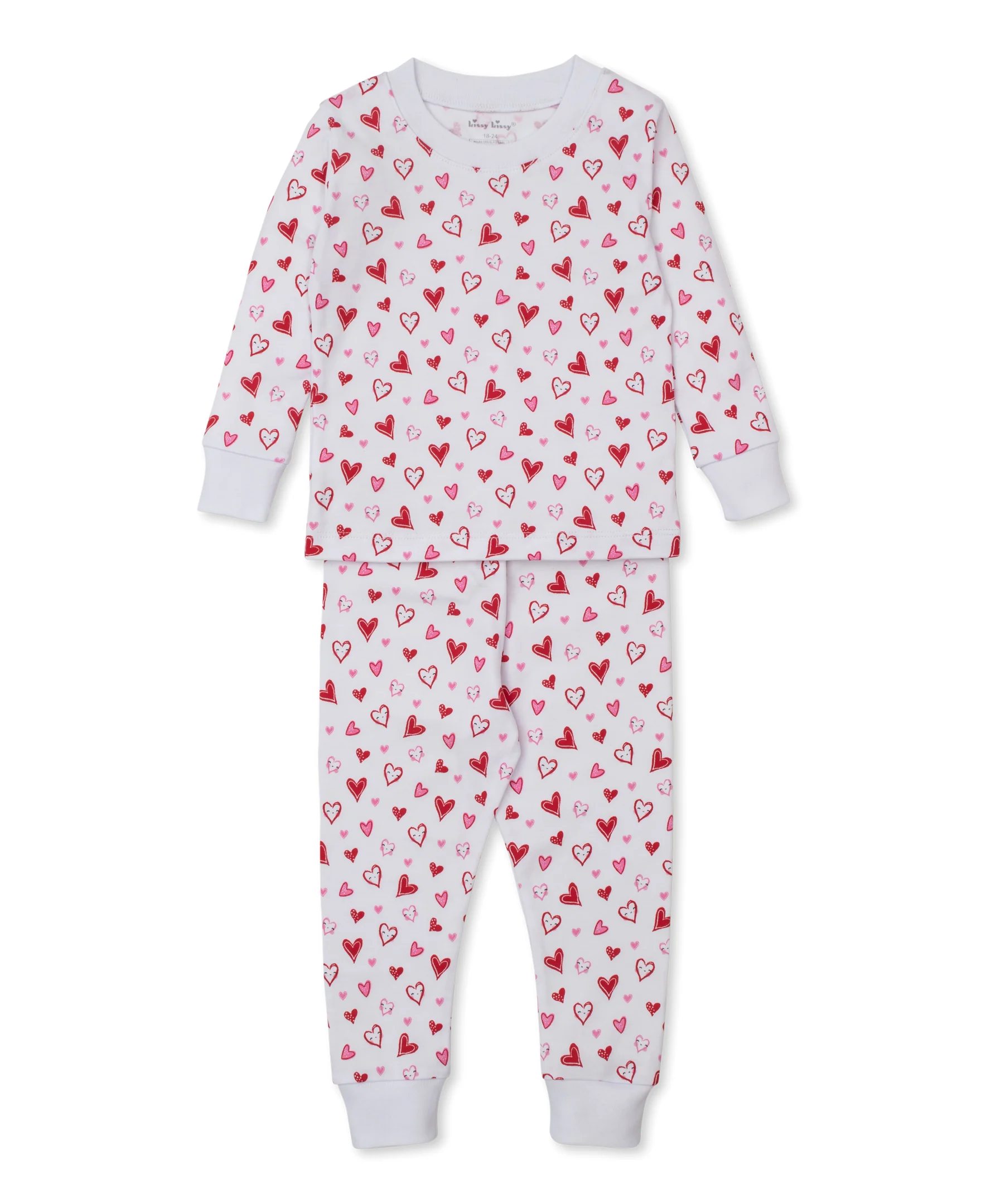 Hearts Galore Toddler Pajama Set