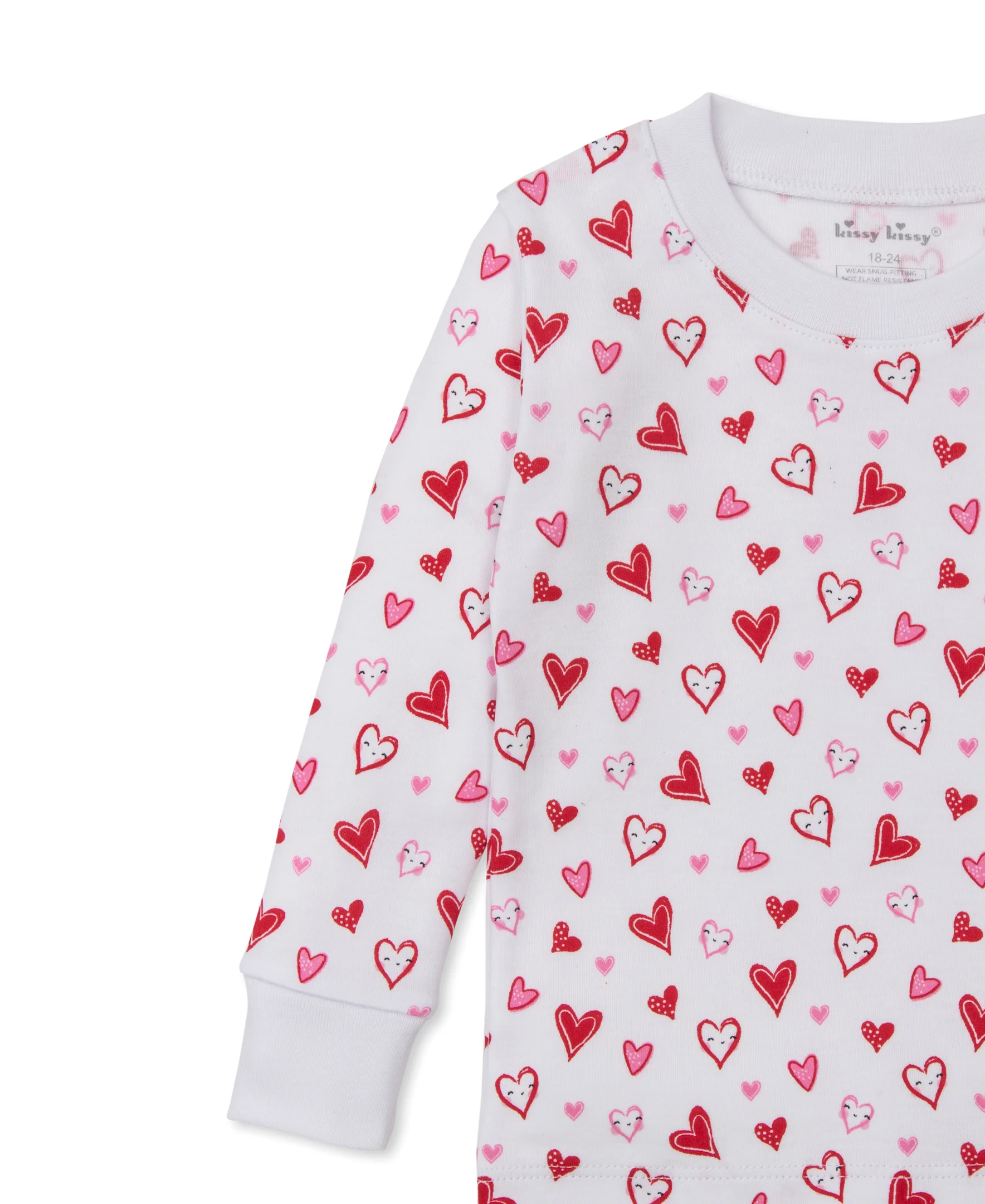 Hearts Galore Toddler Pajama Set - Image 3