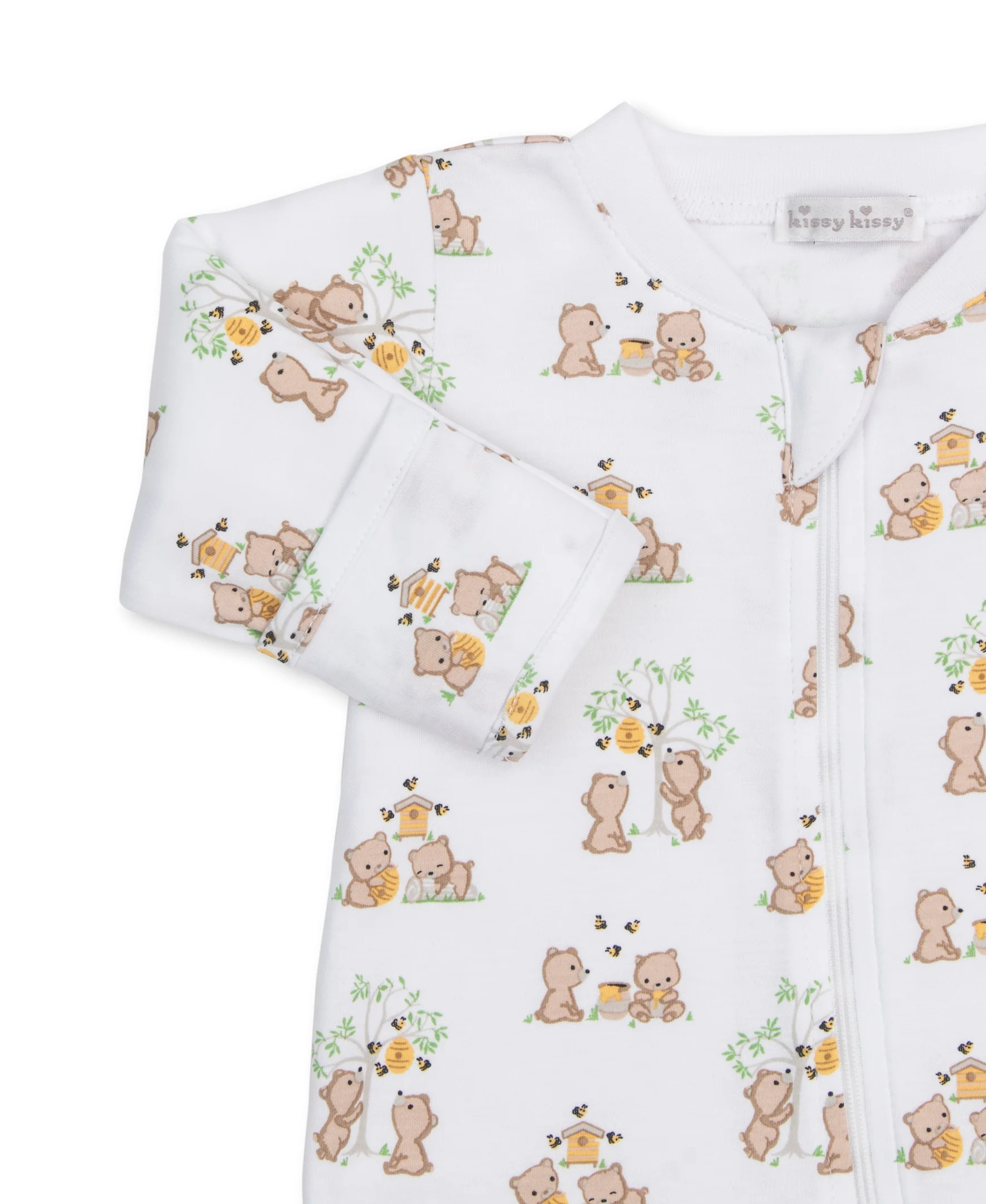 Honey Bee Cubs Zip Footie & Hat Set - Image 2