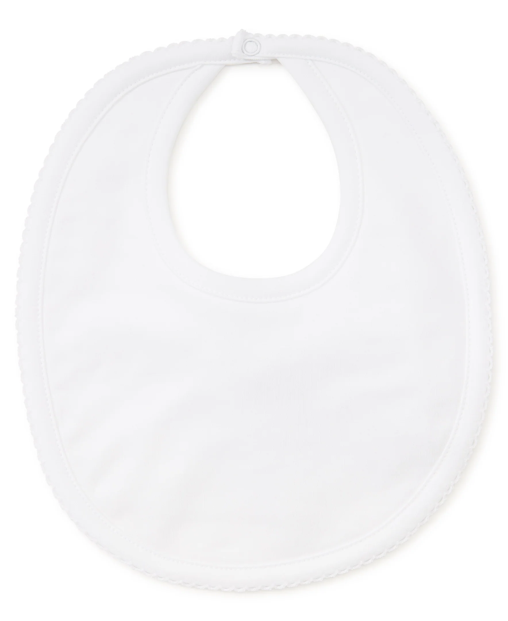 White Kissy Basics Bib