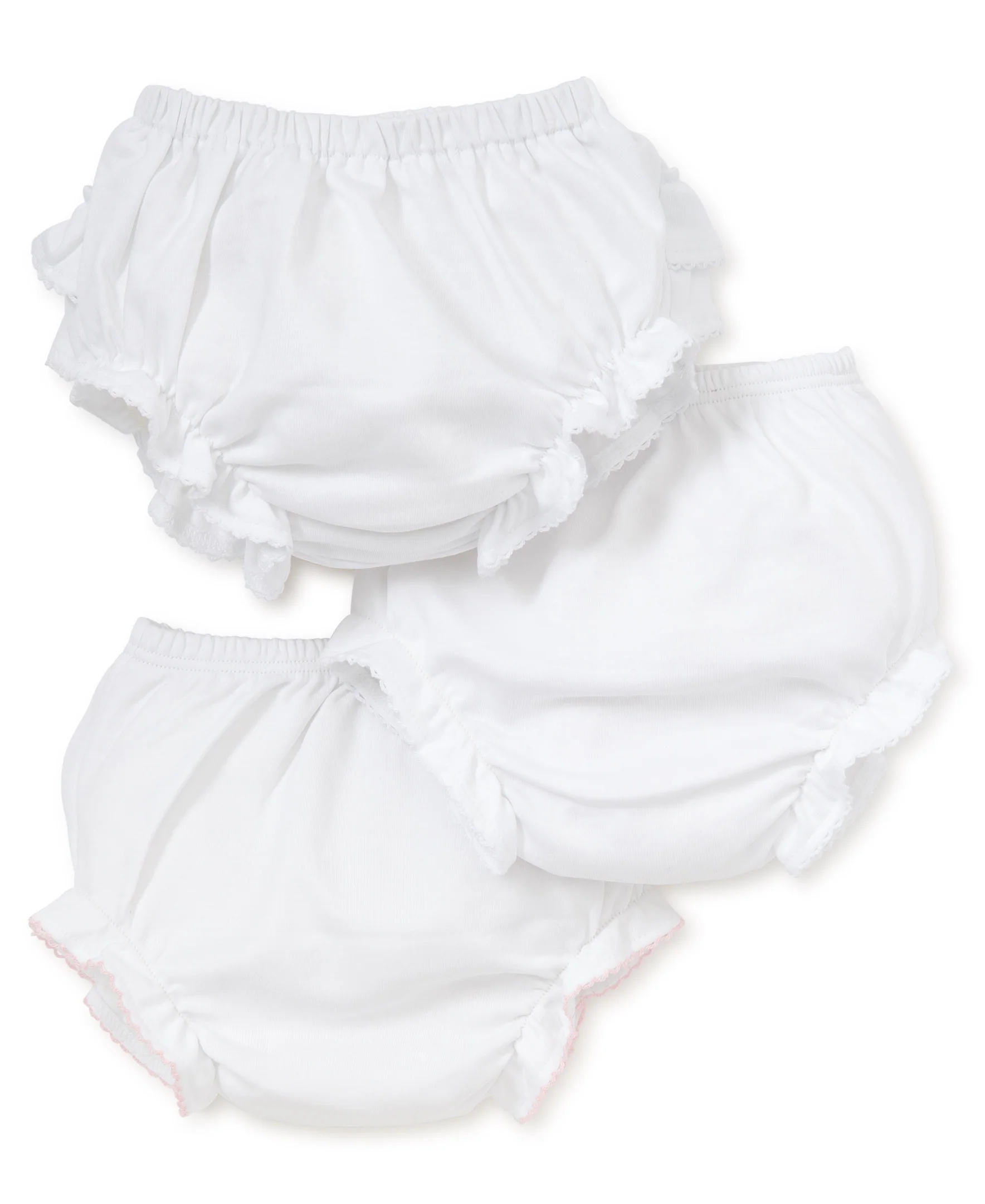 White Kissy Basics Diaper Cover Set - Image 3