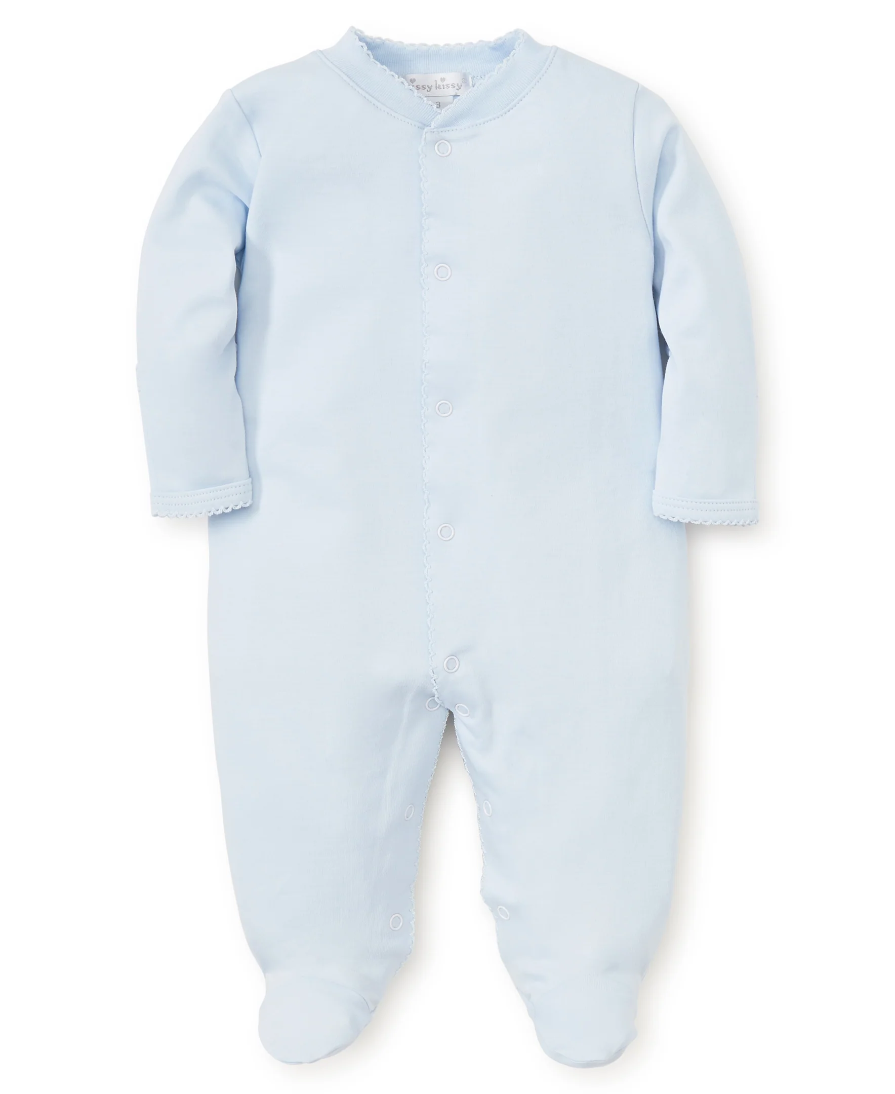 Blue Kissy Basics Footie