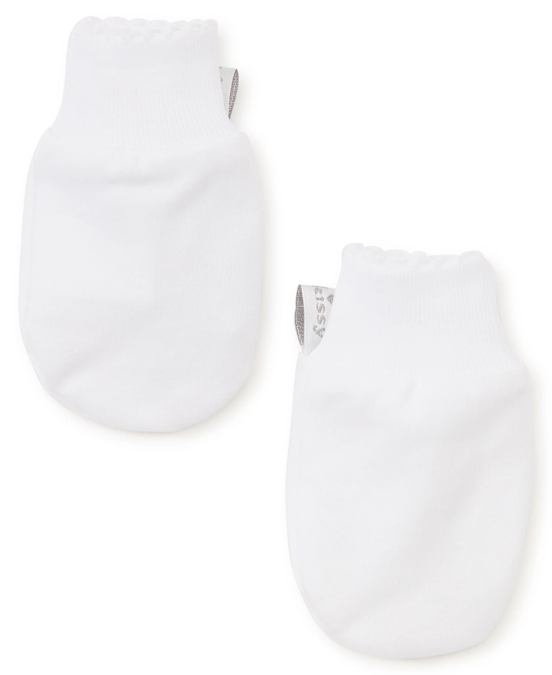 White Kissy Basics Mittens