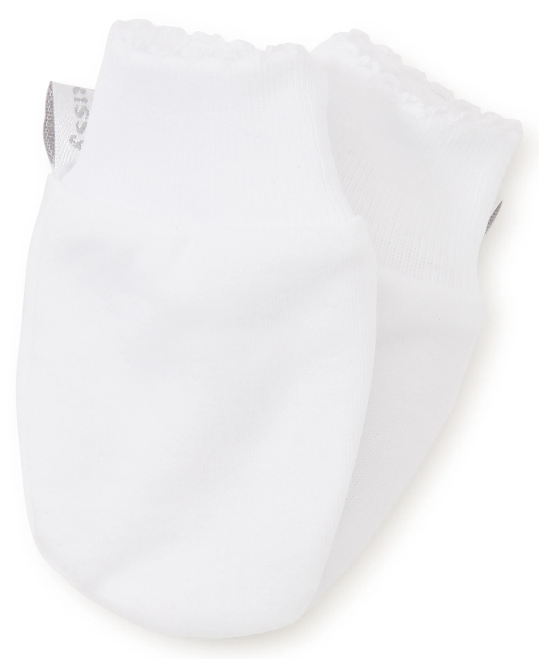 White Kissy Basics Mittens - Image 2